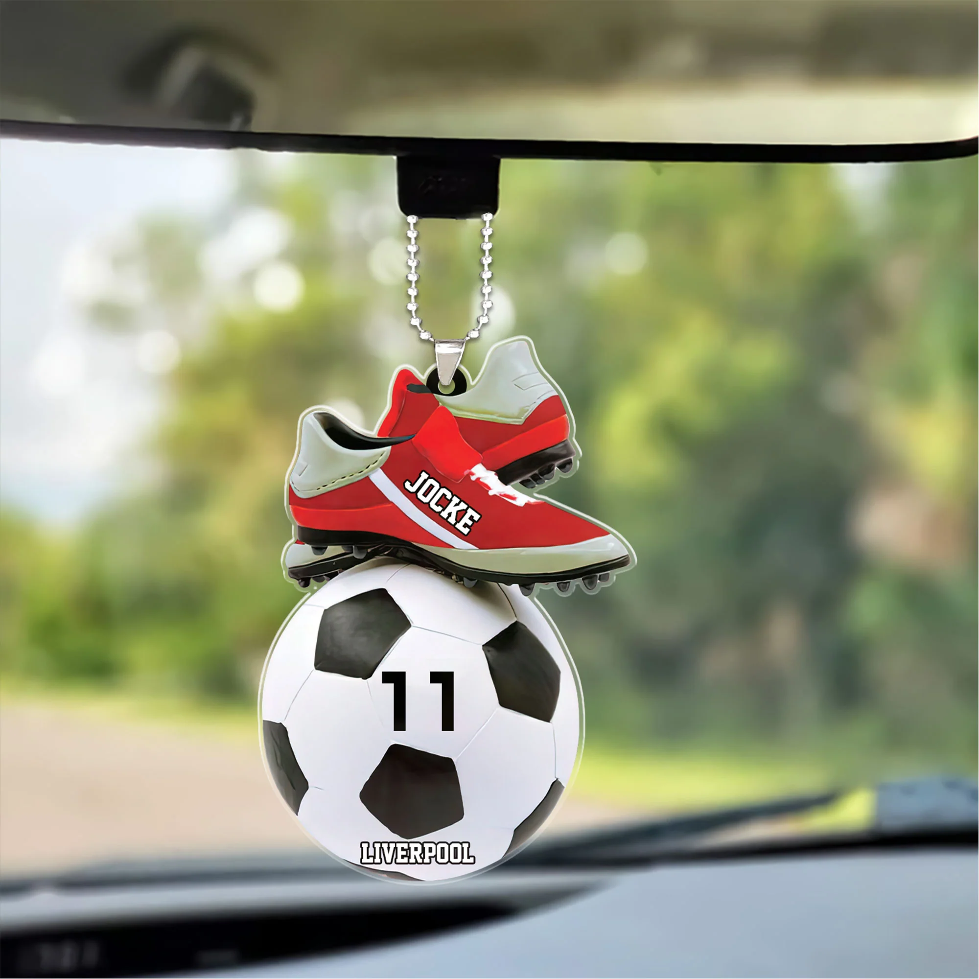 2022 Personalized Soccer Christmas Acrylic Ornament - Great Gift Idea For Soccer Players, Soccer Lovers, Custom Shape Ornament Soccer Decor - Image 4