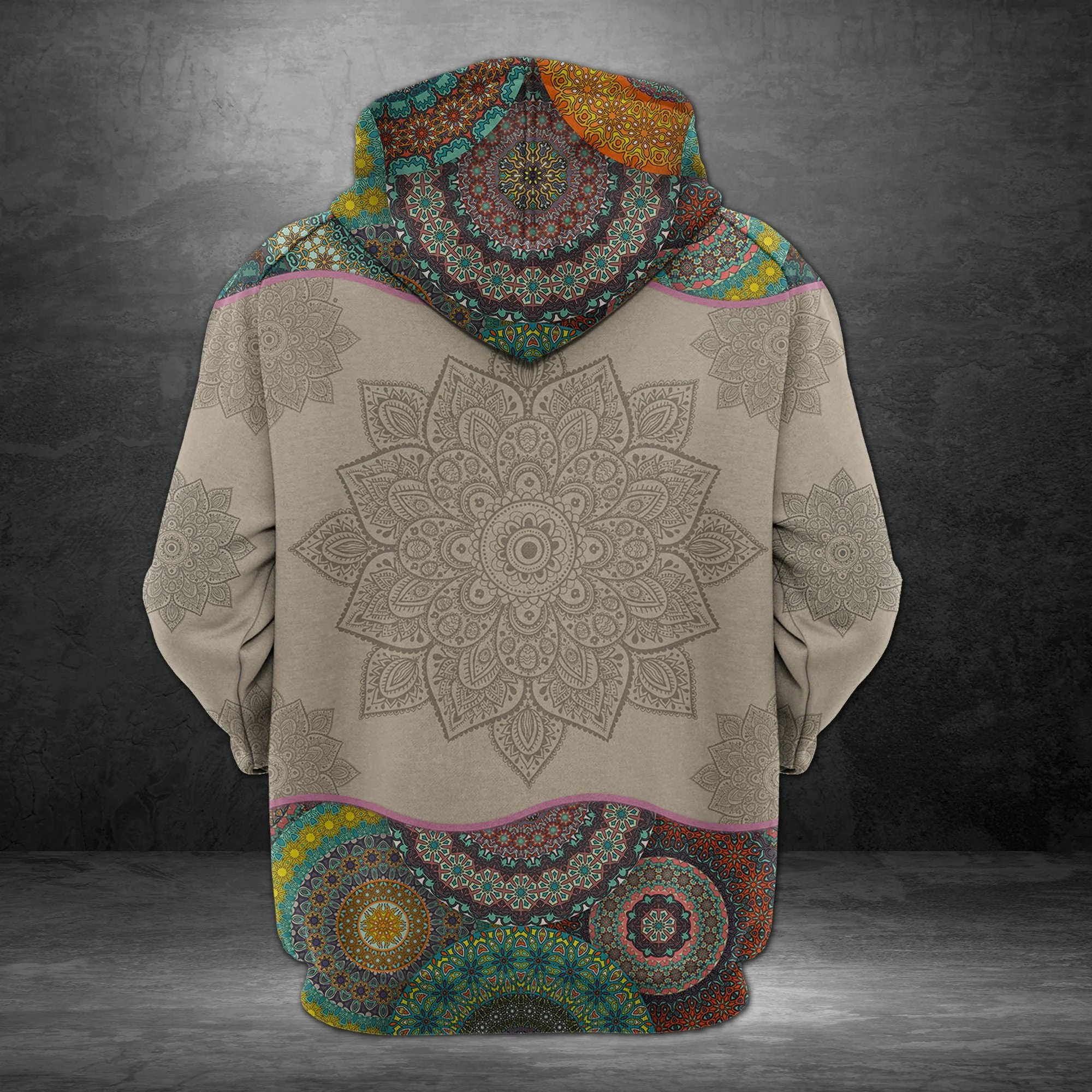 Amazing Washington Mandala Pullover Premium Hoodie, Perfect Outfit For Men And Women On Christmas New Year Autumn Winter - Image 2