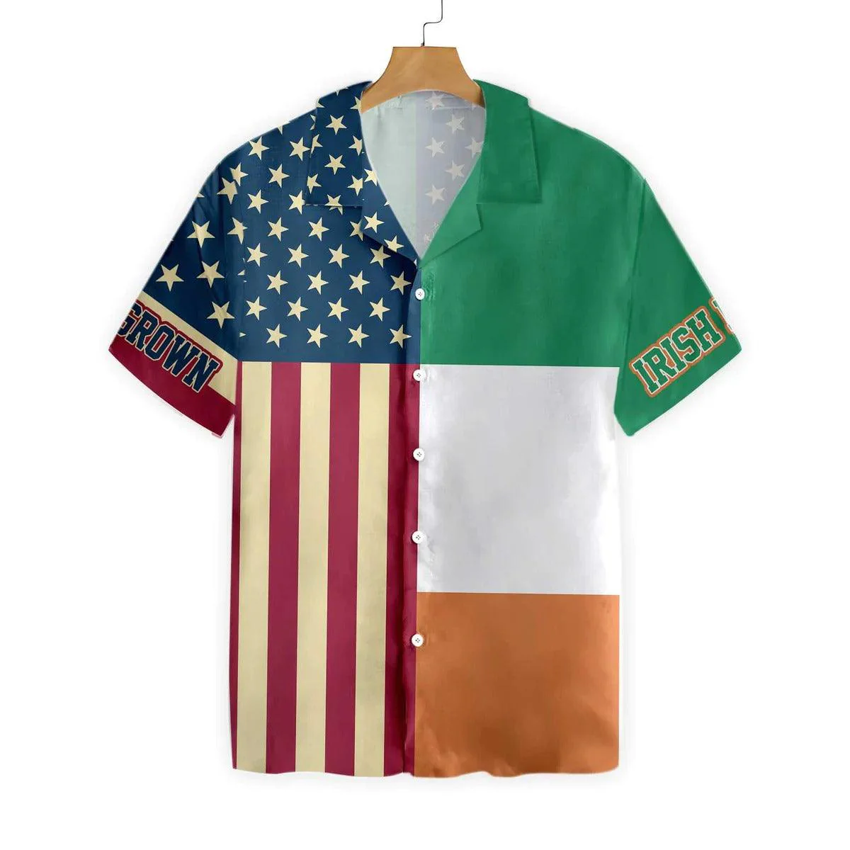 American And Ireland Hawaiian Shirts, US Flag Hawaiian Shirt - Perfect Gift For Lover, Friend, Family - Image 4