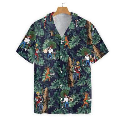 Arborist Hawaiian Shirt, Arborist Tropical Summer Aloha Shirt For Men - Gift For Arborist, Husband, Boyfriend, Family, Friends - Image 2