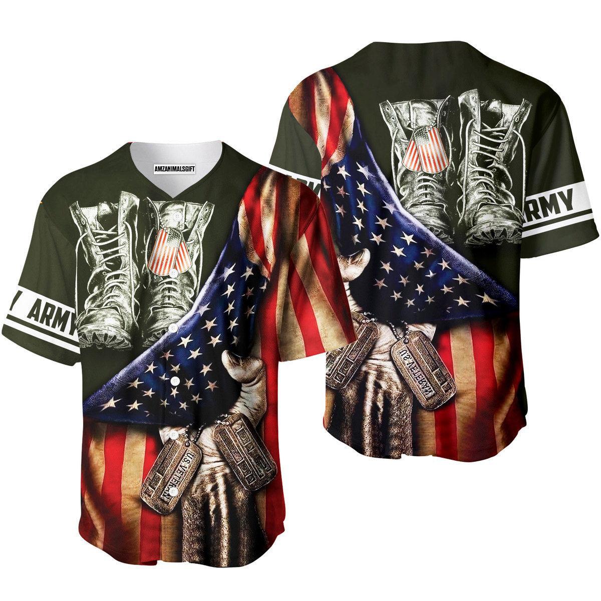 Army Veteran Baseball Jerseys For Men And Women - Perfect Gift For Friend, Family