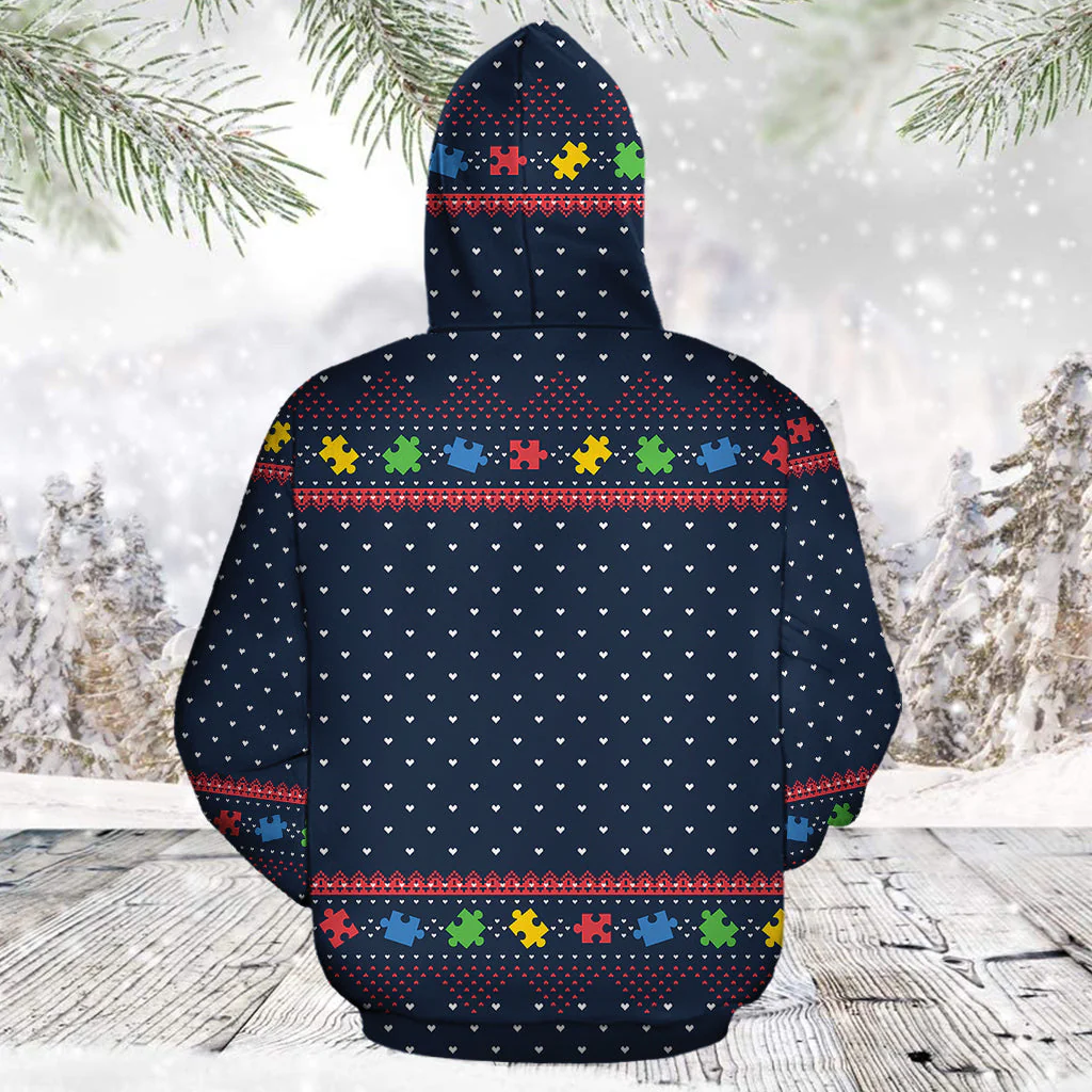 Autism Pullover Halloween Premium Hoodie, It's Ok To Be A Little Defferent,Perfect Outfit For Men And Women On Christmas New Year Autumn Winter - Image 2