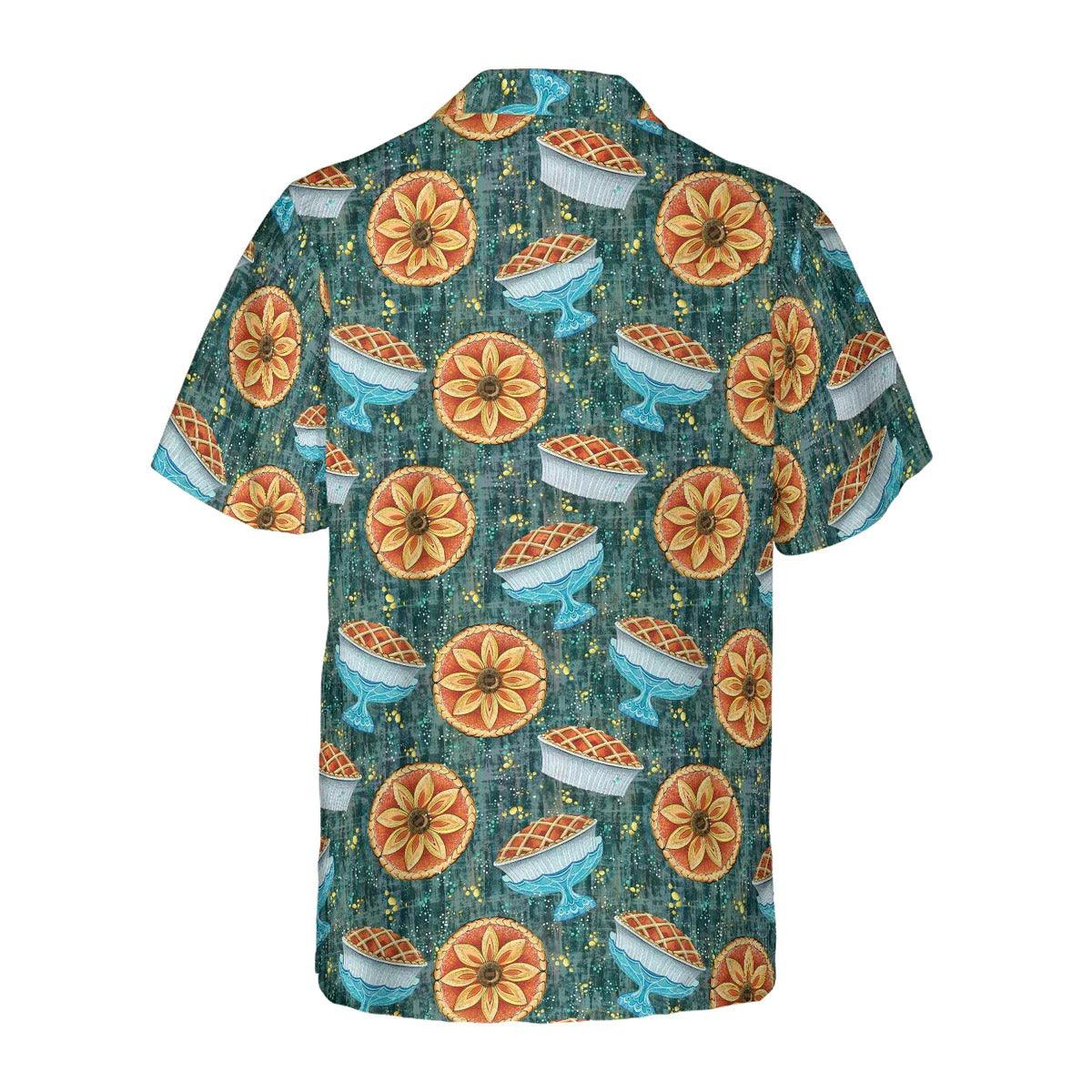 Autumn Hawaiian Shirt - Thanksgiving Autumn Pie Hawaiian Shirt - Perfect Gift For Friend, Family - Image 3