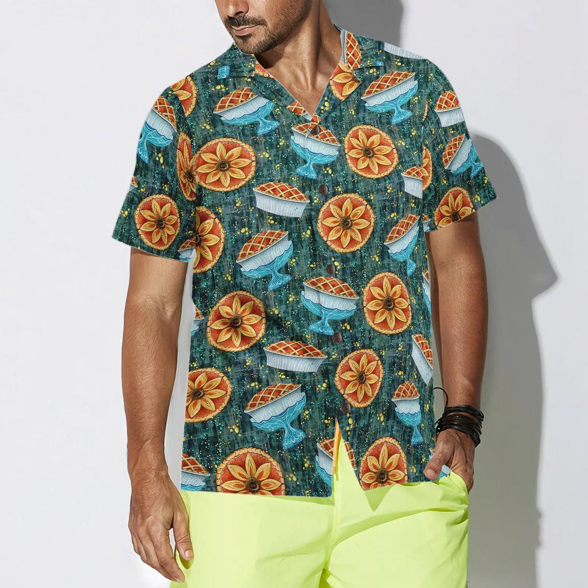 Autumn Hawaiian Shirt - Thanksgiving Autumn Pie Hawaiian Shirt - Perfect Gift For Friend, Family - Image 5