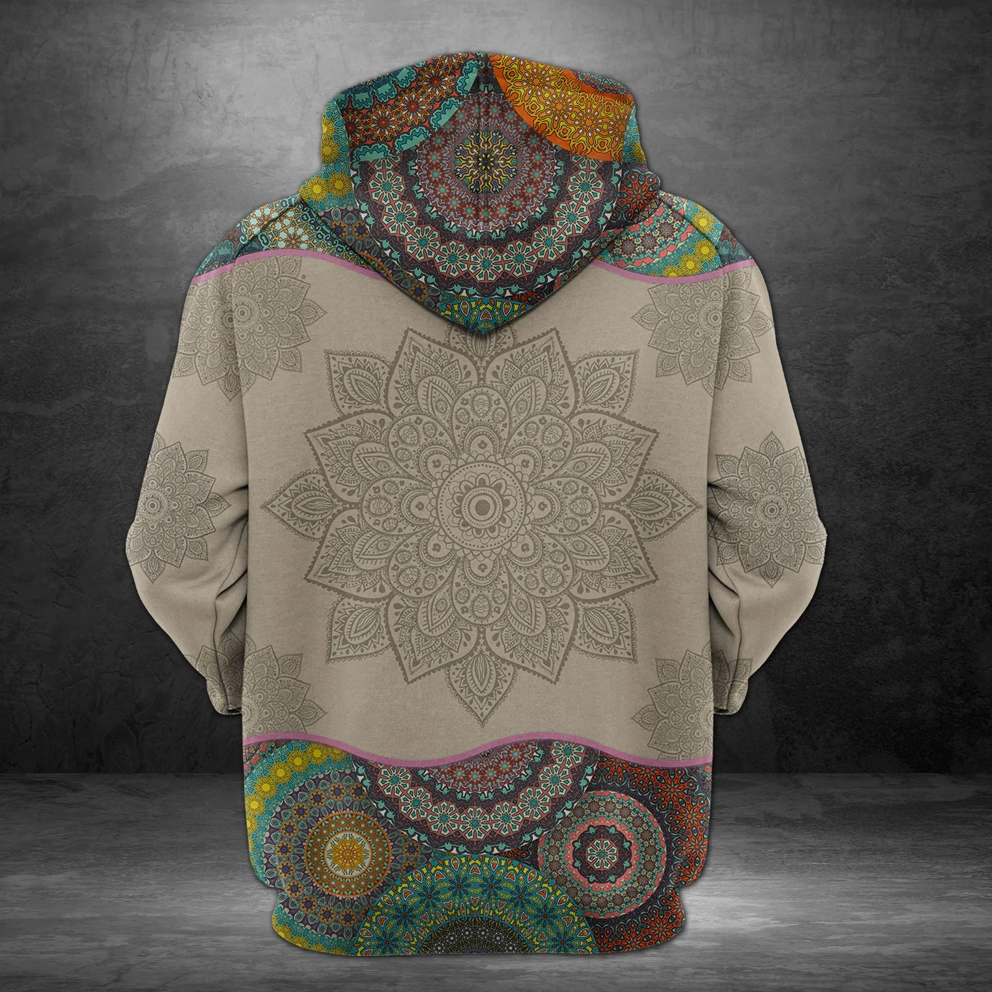 Awesome Georgia Mandala Pullover Premium Hoodie, Perfect Outfit For Men And Women On Christmas New Year Autumn Winter - Image 3