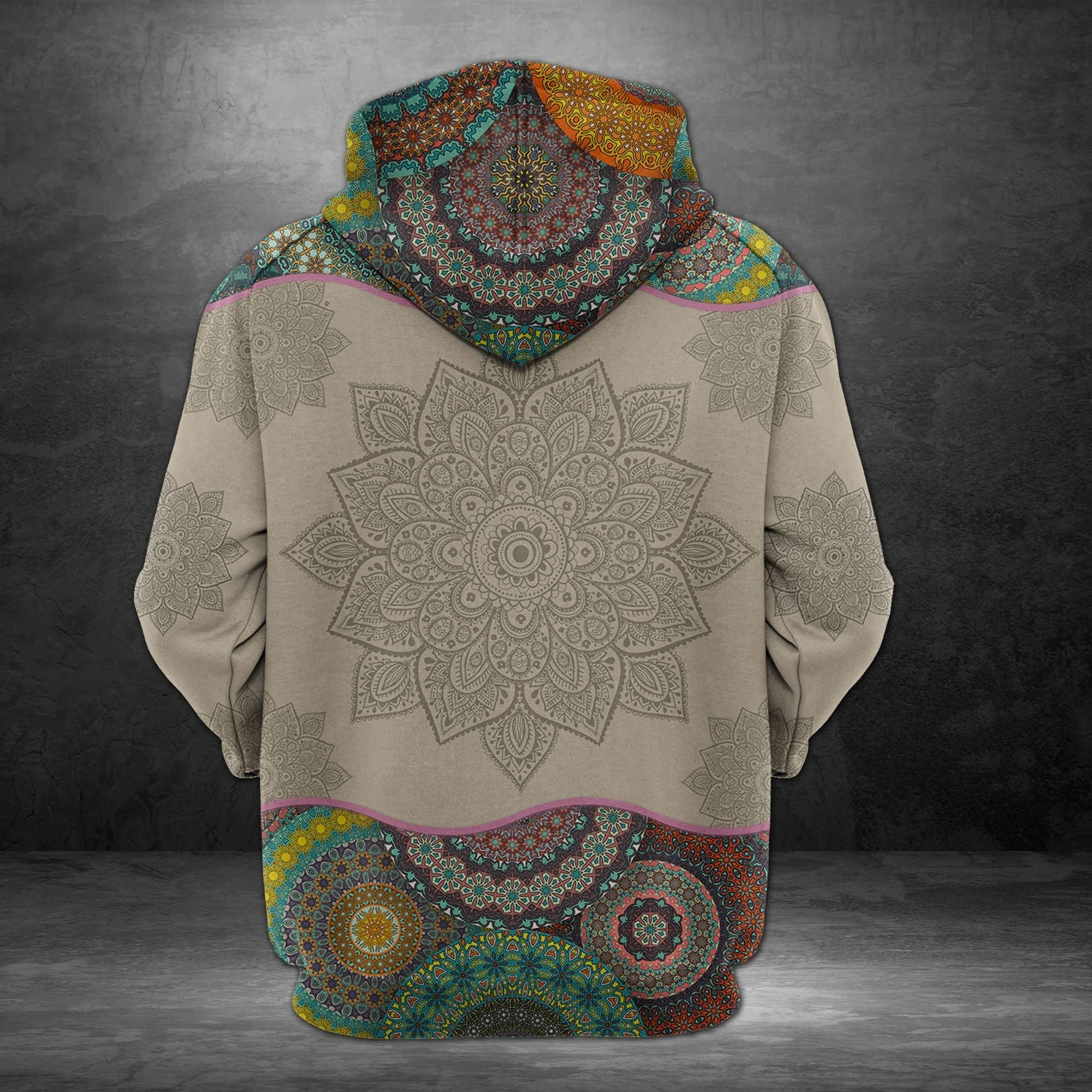 Awesome Michigan Mandala Pullover Premium Hoodie, Perfect Outfit For Men And Women On Christmas New Year Autumn Winter - Image 3