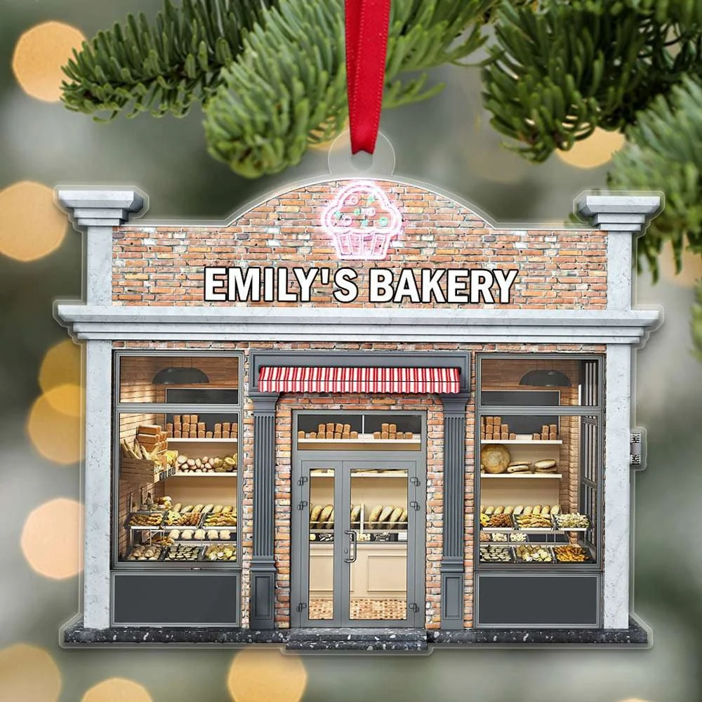 Baking Bakery Personalized Flat Acrylic Keychain - Gift For Baker Friends - Image 4