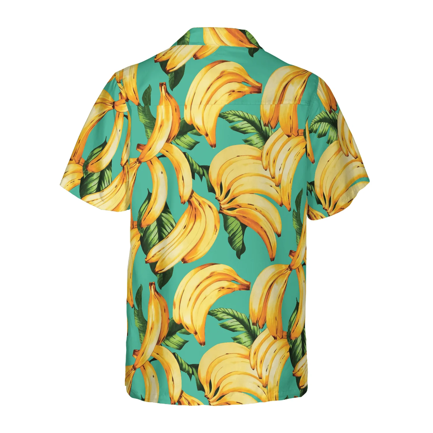 Banana Pattern Hawaiian Shirt, Tropical Leaves Colorful Summer Aloha Shirt For Men Women, Perfect Gift For Friend, Team - Image 2
