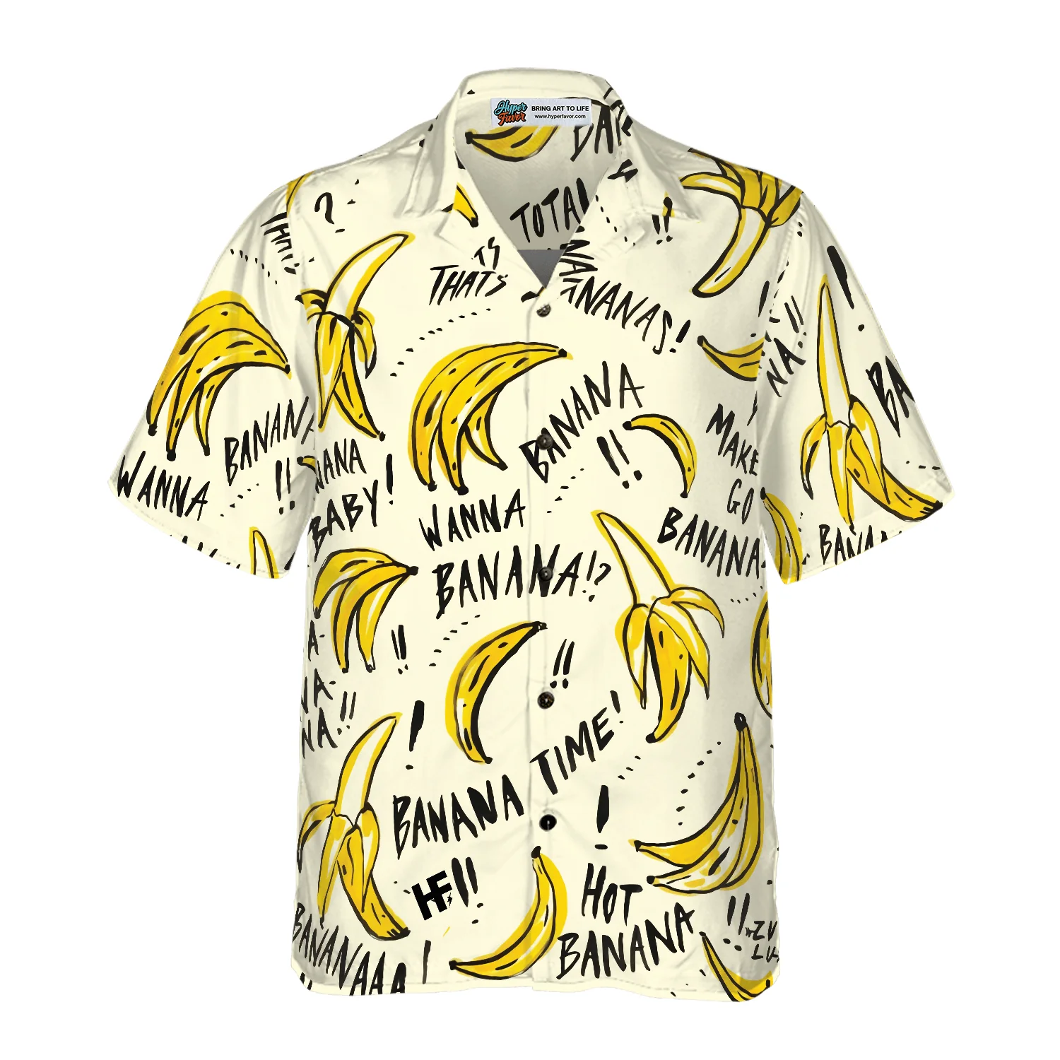 Banana Quote Hawaiian Shirt, Colorful Summer Aloha Shirt For Men Women, Perfect Gift For Friend, Team - Image 3