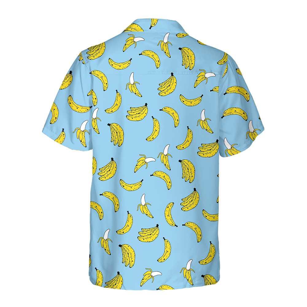 Banana Seamless Pattern Hawaiian Shirt For Summer, Funny Banana Hawaiian Shirt For Men - Best Gift For Friend, Family, Team - Image 2