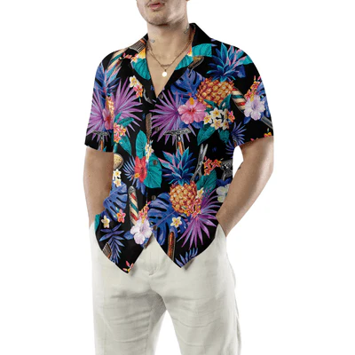 Barber Hawaiian Shirt, Barber Tools & The Tropical Leaves Aloha Shirt For Men - Perfect Gift For Baber, Friend, Family - Image 5
