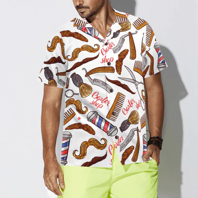 Barber Hawaiian Shirt, Barber's Life Aloha Shirt For Men - Perfect Gift For Barber, Husband, Boyfriend, Friend, Family - Image 4
