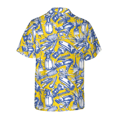 Barber Hawaiian Shirt, Floral Barber Equipment Aloha Shirt For Men - Perfect Gift For Barber, Husband, Boyfriend, Family, Friends - Image 3