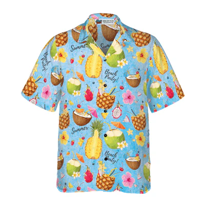Bartender Hawaiian Shirt - Tropical Drinks For Summer Aloha Shirt For Men - Gift For Bartender, Husband, Boyfriend, Family, Friends - Image 3
