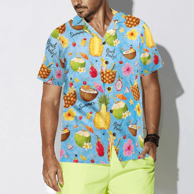 Bartender Hawaiian Shirt - Tropical Drinks For Summer Aloha Shirt For Men - Gift For Bartender, Husband, Boyfriend, Family, Friends - Image 4