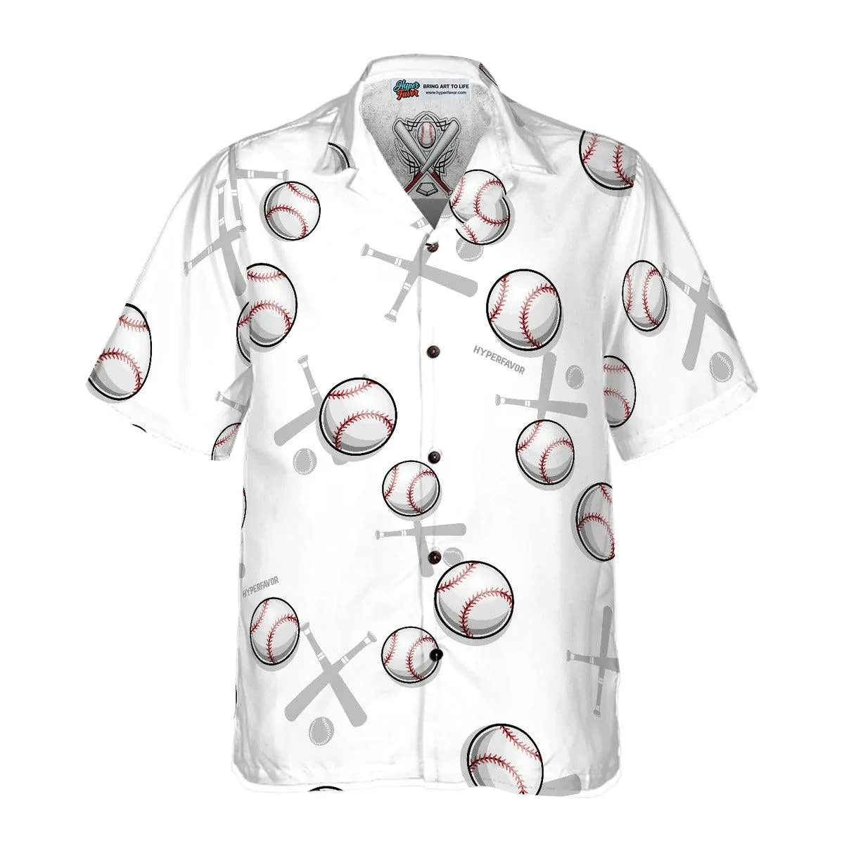 Baseball Aloha Hawaiian Shirt, Baseball Pattern Aloha Shirt, Baseball Hawaiian Shirt For Summer - Perfect Gift For Men, Women, Baseball Lover, Friend - Image 2