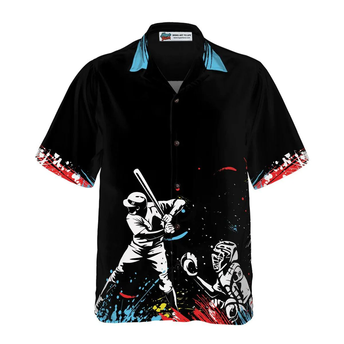 Baseball Aloha Hawaiian Shirt, Colorful Baseball Aloha Shirt, Baseball Hawaiian Shirt For Summer - Perfect Gift For Men, Women, Baseball Lover, Friend - Image 2