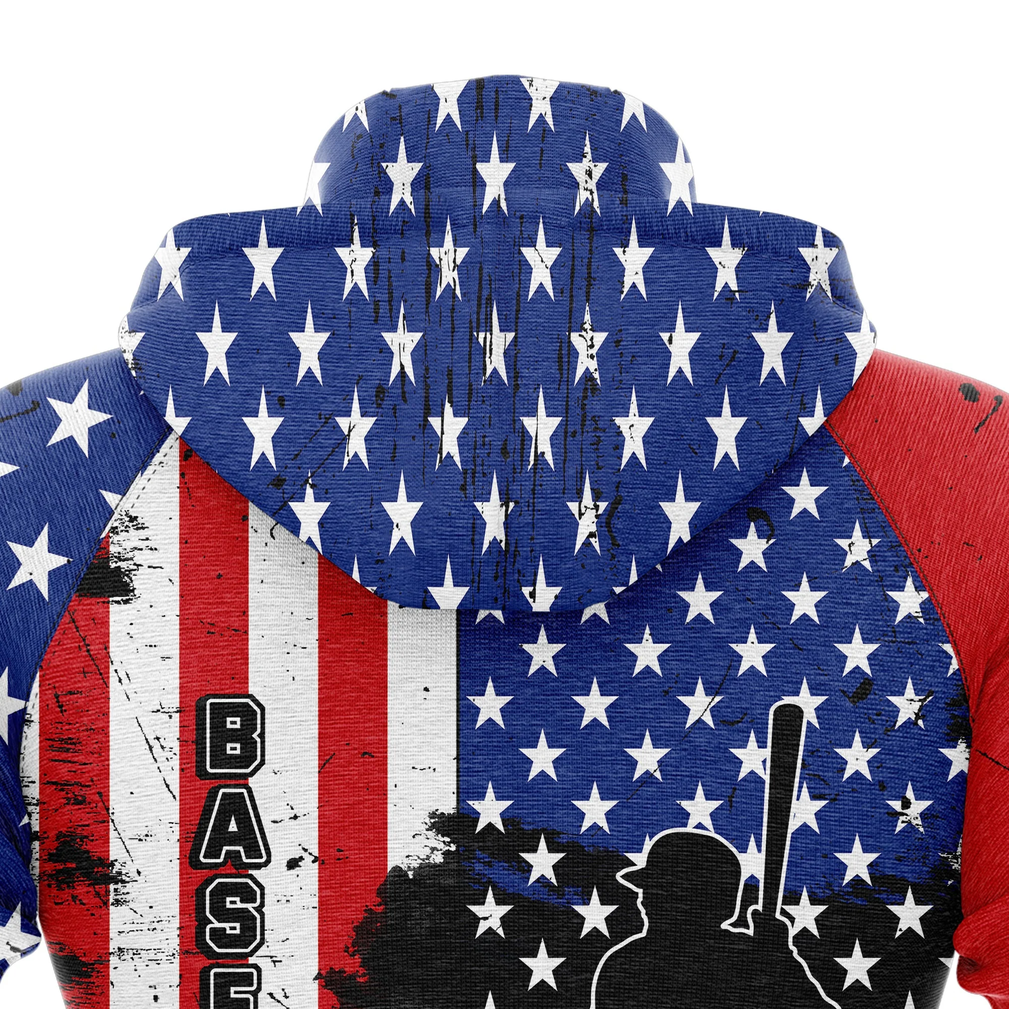 Baseball American Flag Patriotic Pullover Premium Hoodie, Perfect Outfit For Men And Women On Christmas New Year Autumn Winter - Image 8
