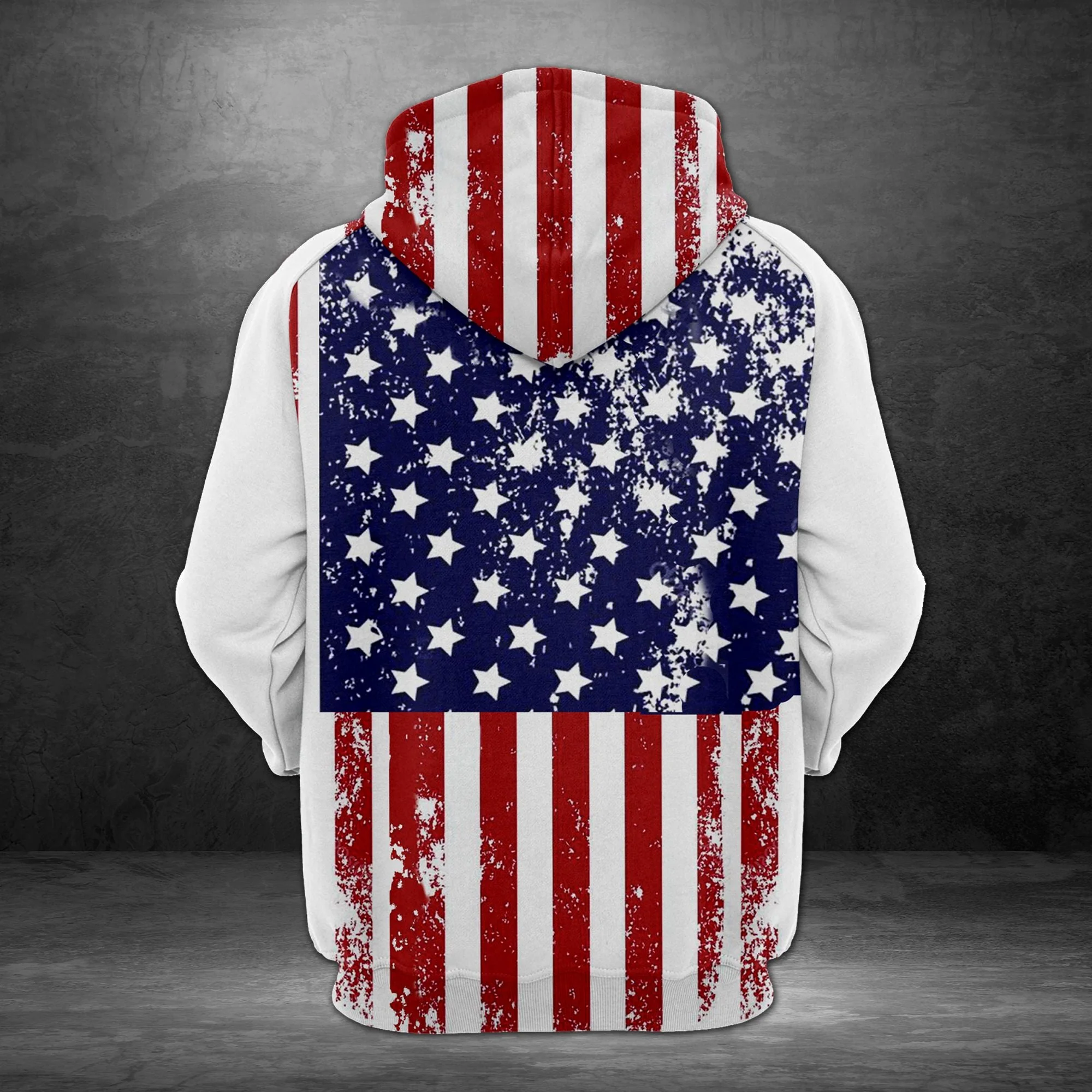 Baseball American Flag Pullover Premium Hoodie, Perfect Outfit For Men And Women On Christmas New Year Autumn Winter - Image 2