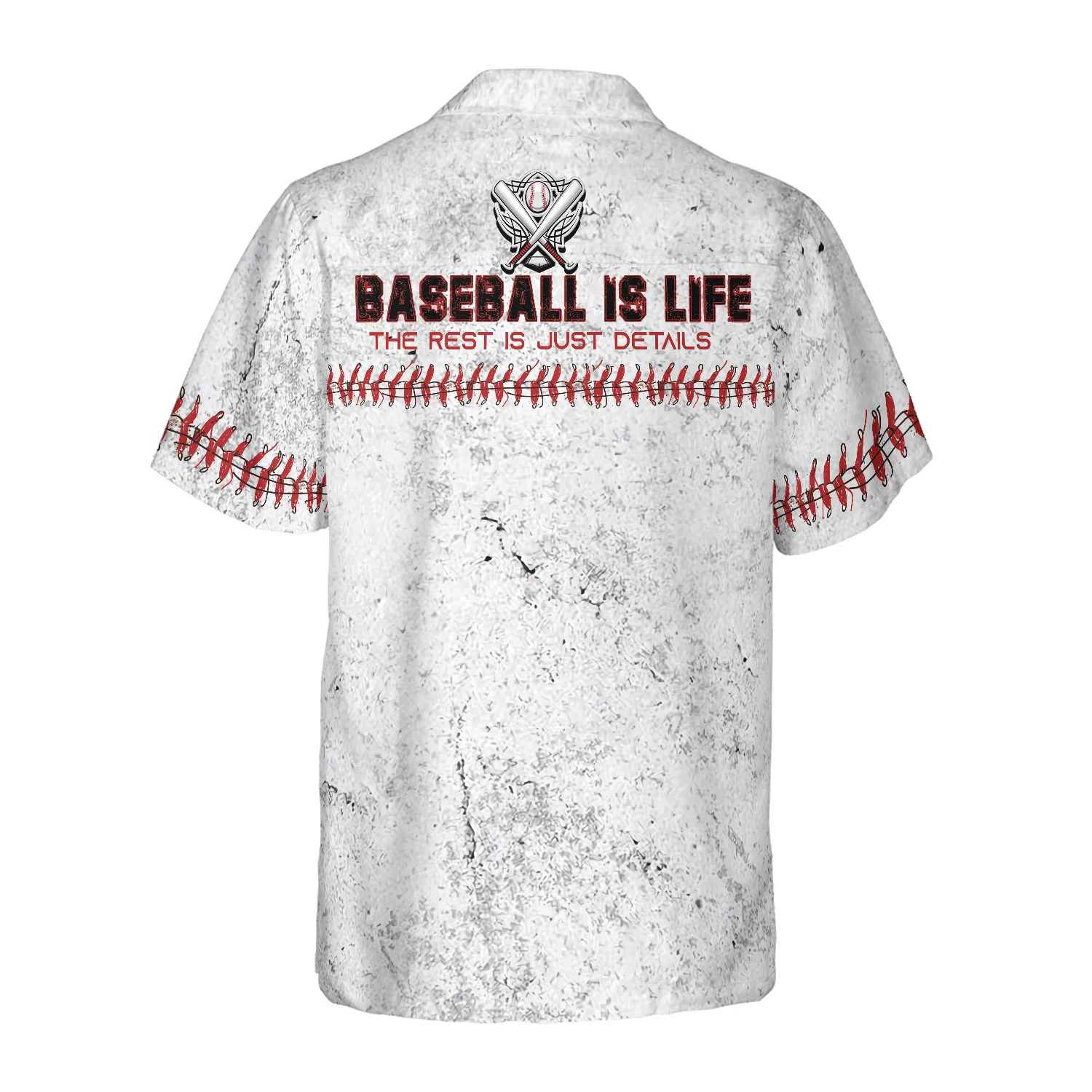 Baseball Hawaiian Shirt, Colorful Summer Aloha Shirt For Men Women, Perfect Gift For Friend, Baseball Lover, Baseball Is Life The Rest Is Just Details - Image 2
