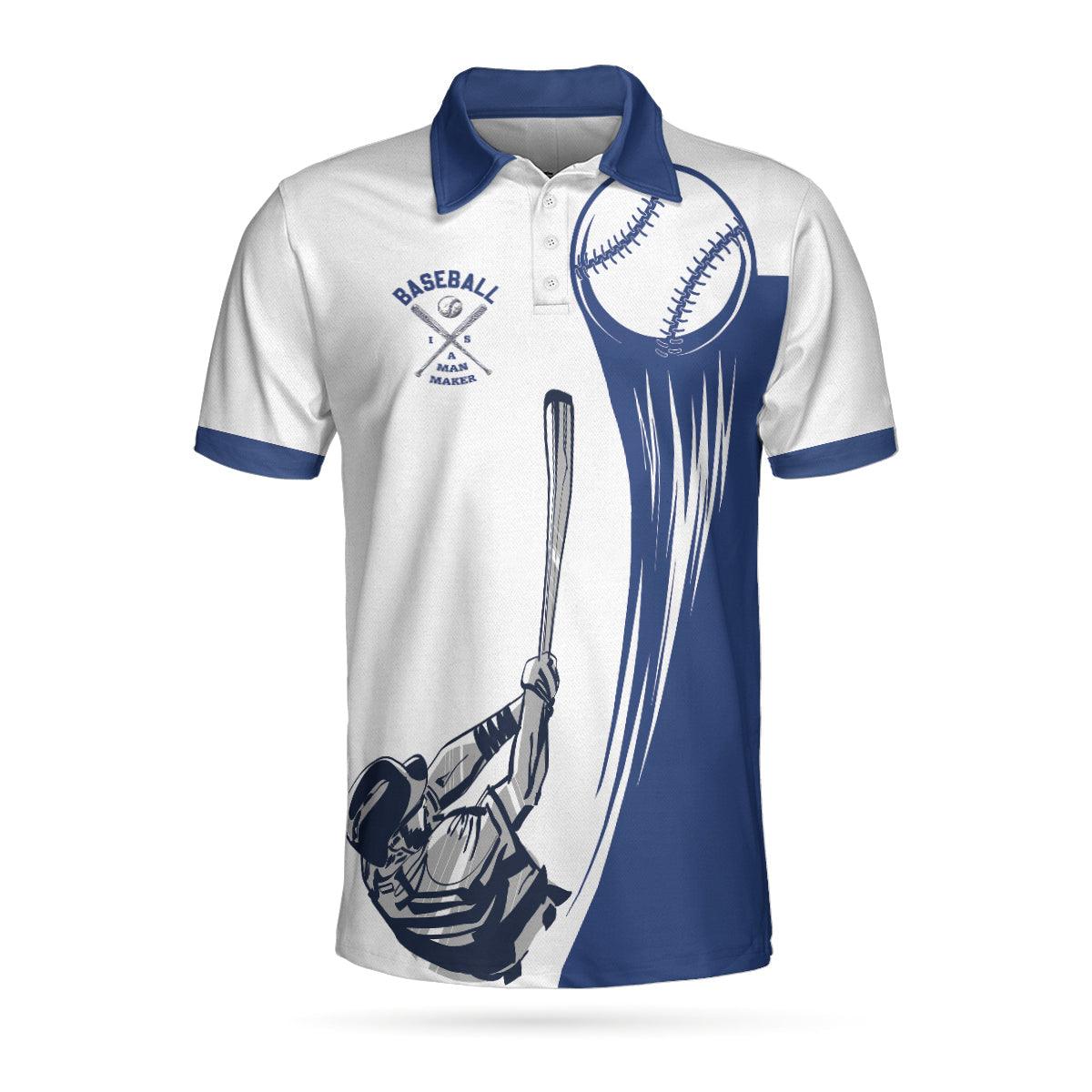 Baseball Men Polo Shirt, Baseball And Beer That's Why I'm Here Shirt For Men, Home Run Polo Shirt - Gift For Baseball Lovers, Beer Lovers - Image 4