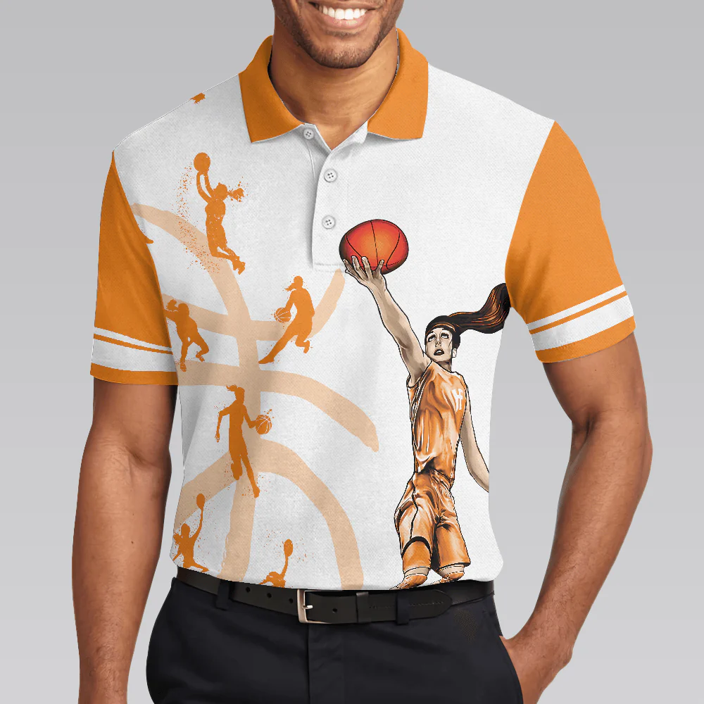 Basketball Men Polo Shirt, Basketball Player, Anything Worth Doing Is Worth Doing With Passion Basketball Polo Shirt - Gift For Men, Basketball Lovers - Image 6