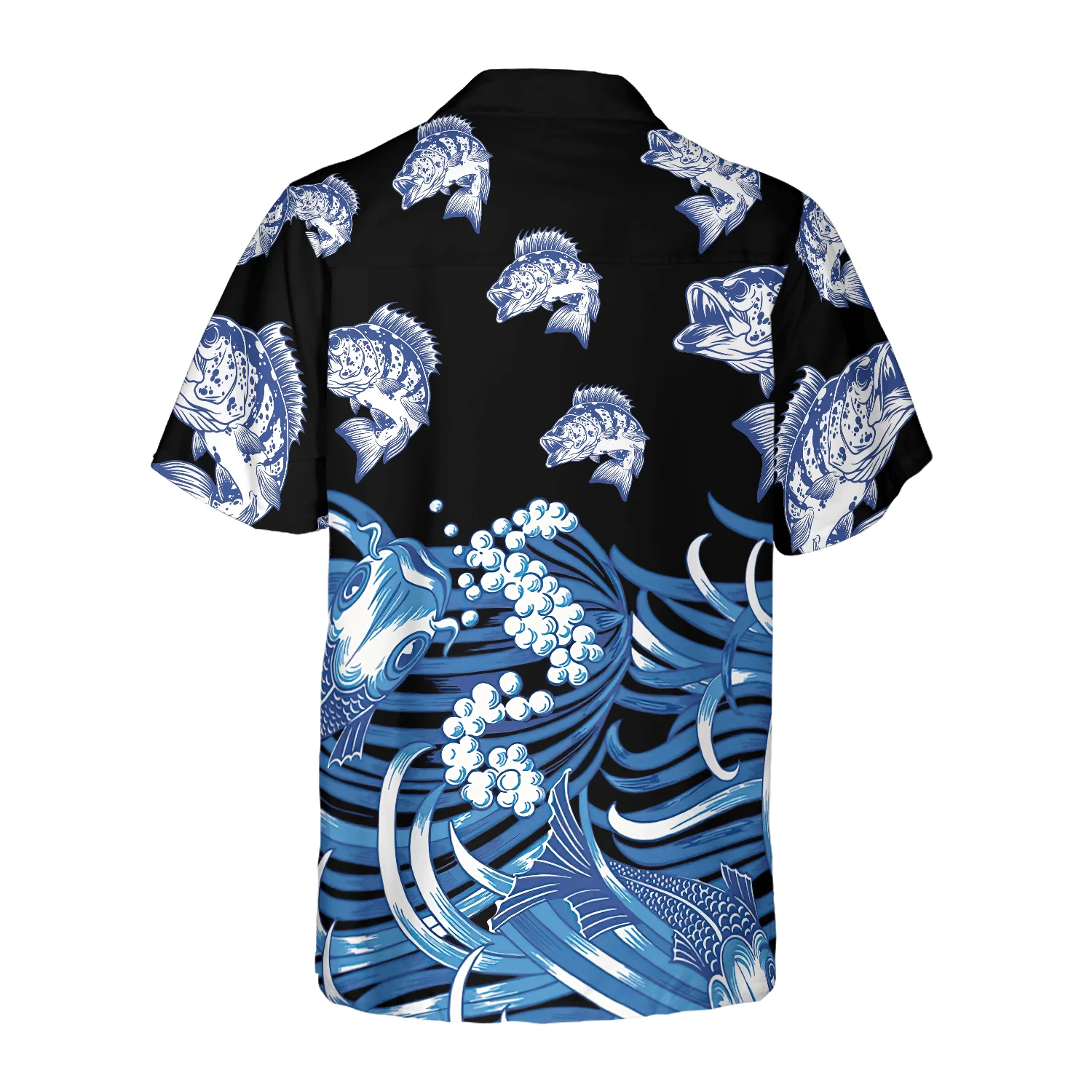 Bass Fish Hawaiian Shirt, Colorful Summer Aloha Shirt For Men Women, Perfect Gift For Friend, Family, Husband, Wife, Boyfriend, Girlfriend - Image 2