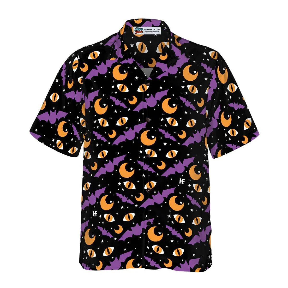Bat Hawaiian Shirt - Bats Eyes At Night Hawaiian Shirt - Perfect Gift For Lover, Friend, Family - Image 5