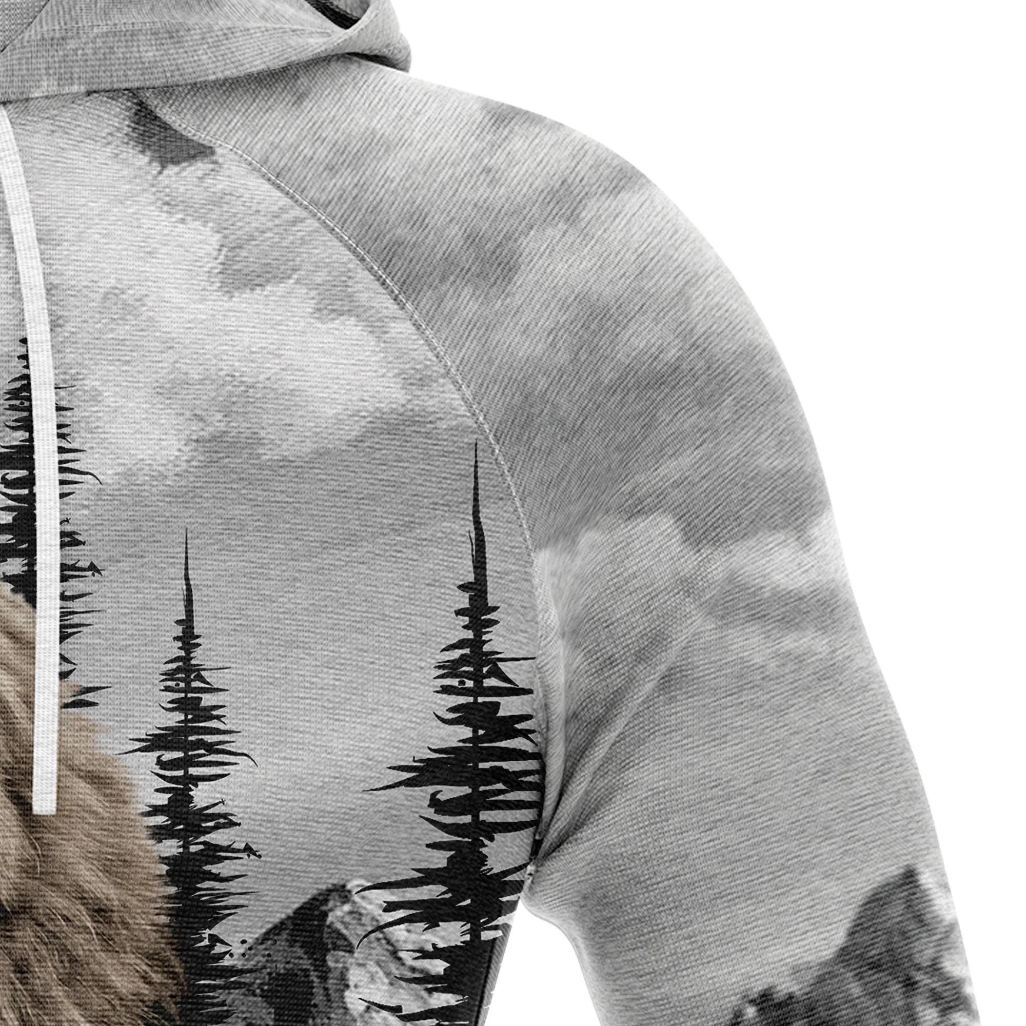 Bear Scratch Pullover Premium Hoodie , Perfect Outfit For Men And Women On Christmas New Year Autumn Winter - Image 3