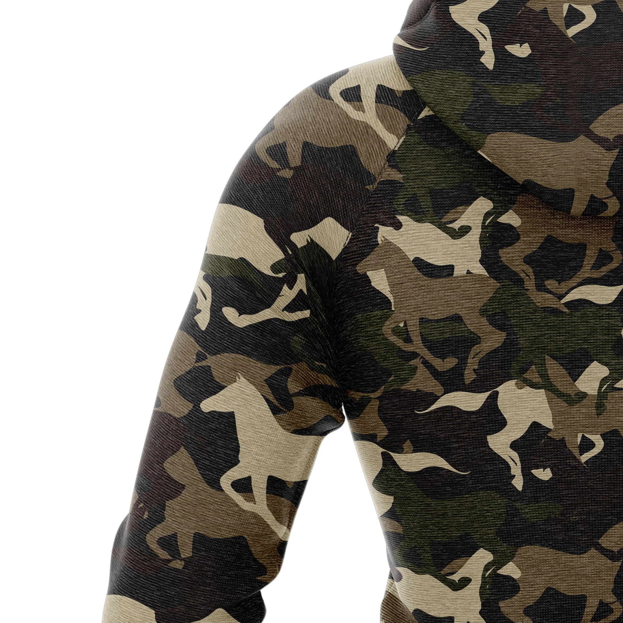 Beautiful Camouflage Horse Pullover Premium Hoodie , Perfect Outfit For Men And Women On Christmas New Year Autumn Winter - Image 7