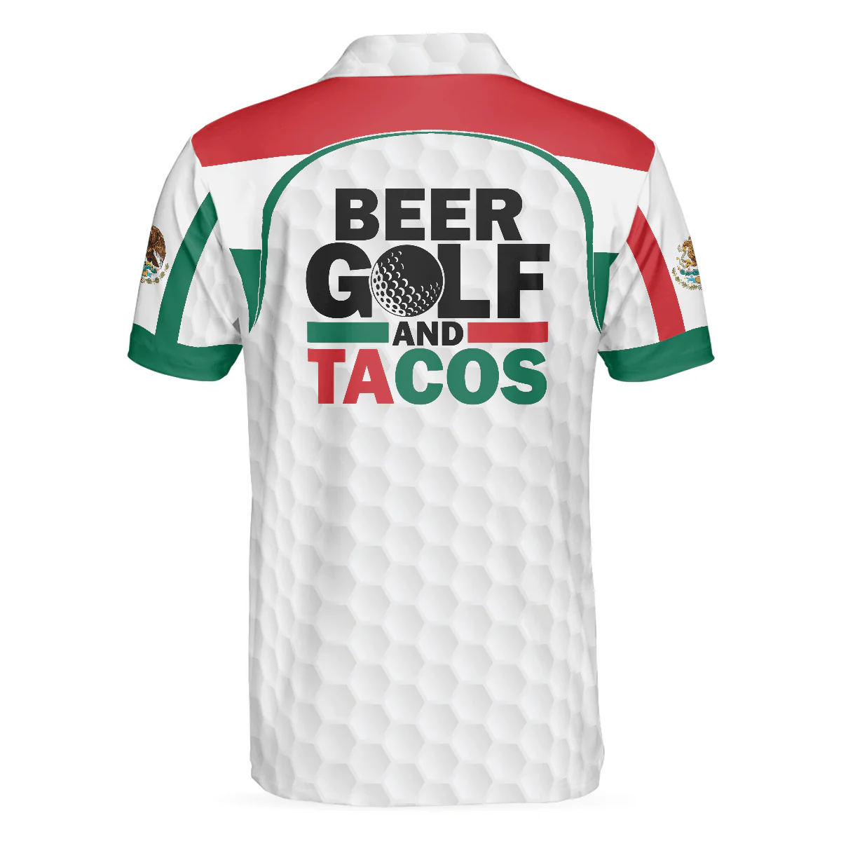 Men Golf Polo Shirt - Beer Golf And Tacos Men Polo Shirt, Simple Golfing Shirt Design For Male Players - Perfect Polo Shirt For Men, Golfers - Image 2
