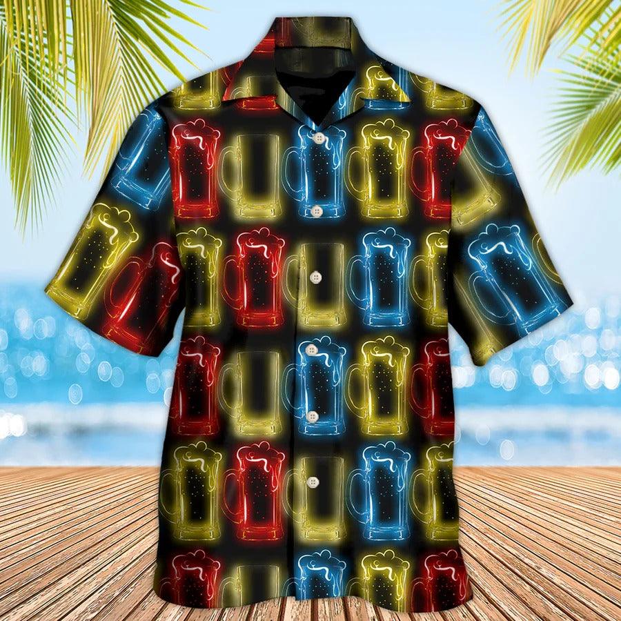 Beer Hawaiian Shirt, Beer Magic Water For Fun People, Beer Neon Aloha Shirt For Men And Women - Perfect Gift For Beer Lovers - Image 2