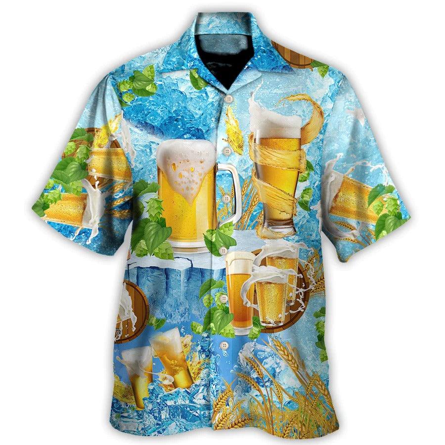 Beer Hawaiian Shirt, Cool Beer, Beer Make Everyone Happy Aloha Shirt For Men And Women - Perfect Gift For Beer Lovers, Summer - Image 3