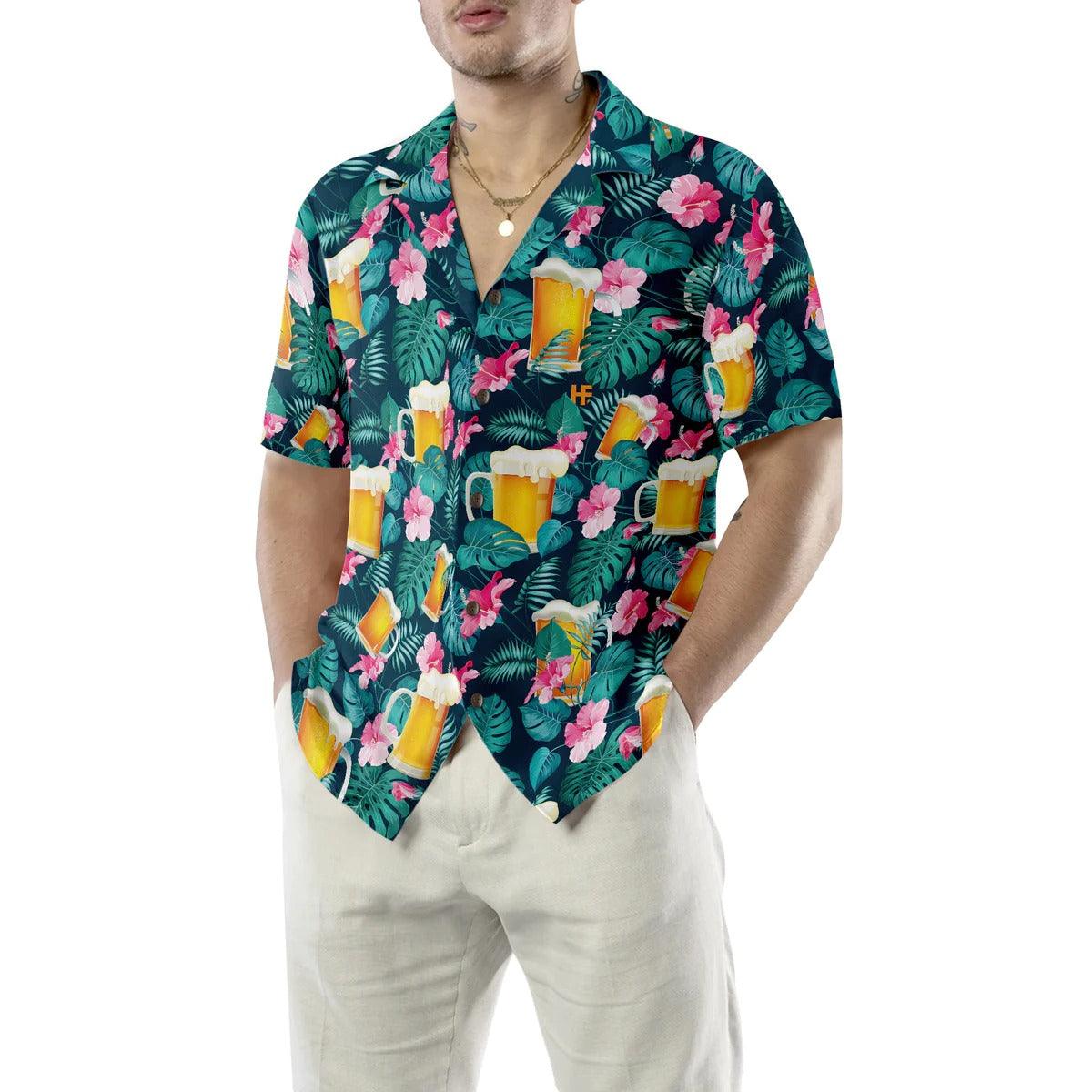 Beer Hawaiian Shirt - Drink Beer Alcohol Tropical Hawaiian Shirt, Beer Aloha Shirt, Tropical Hawaiian Shirt - Gift For Men Women, Friends, Family - Image 5