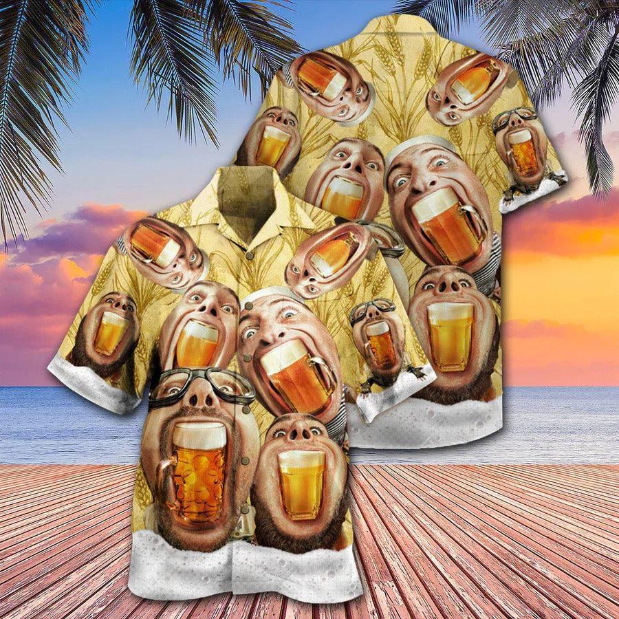 Beer Hawaiian Shirt, Drink Beer, Wish You Were Beer Aloha Shirt For Men And Women - Perfect Gift For Beer Lovers, Summer