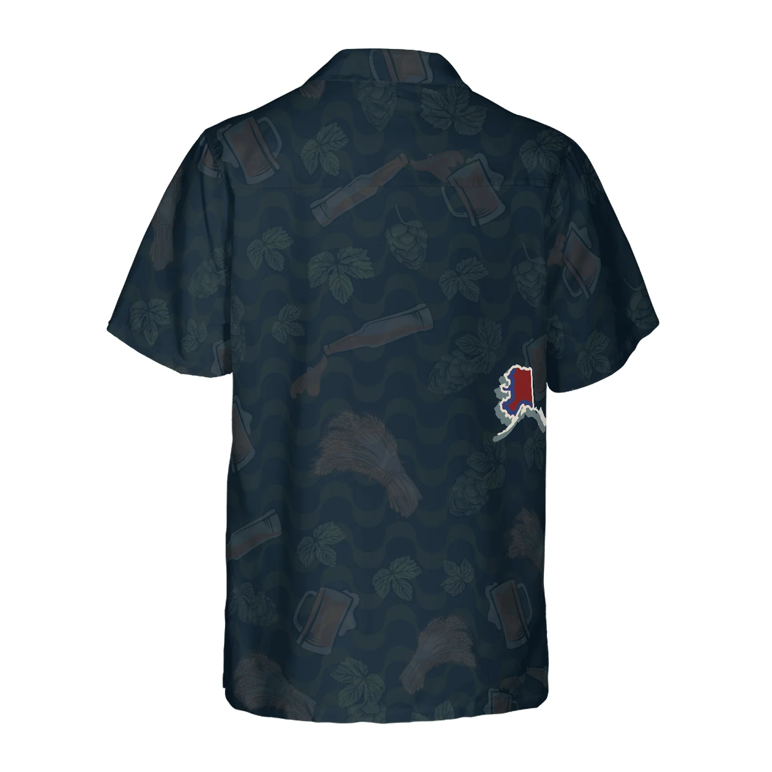 Beer Hawaiian Shirt For Summer, American Flag, The Brewnited States International Beer Day Hawaiian Shirts For Men Women, Gift For Beer Lovers - Image 3