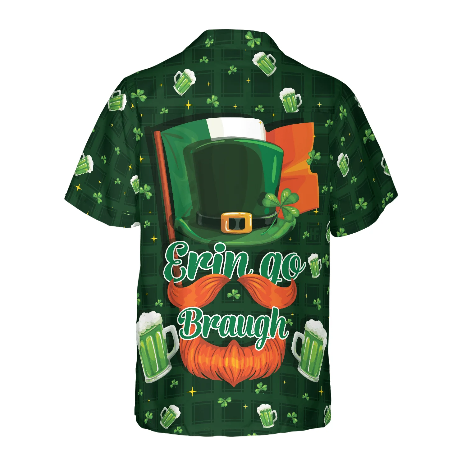 Beer Hawaiian Shirt, Ireland Forever Beer And Green Seamless Hawaiian Shirt, Colorful Summer Aloha Shirt For Men Women, Gift For Friend, Family - Image 3