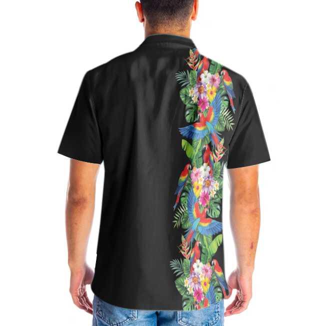 Bird Hawaiian Shirt, Paradise Hibiscus, Colorful Summer Aloha Shirts For Men Women, Perfect Gift For Husband, Wife, Boyfriend, Friend - Image 6