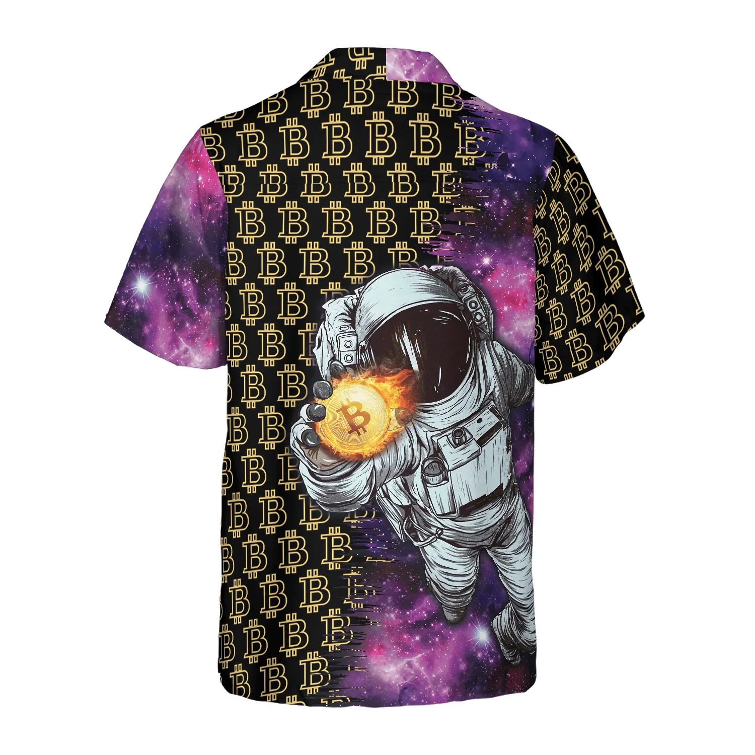 Bitcoin Hawaiian Shirt For Summer, Colorful Hawaiian Shirt Outfit For Men Women, Gift For Friend, Team, Family - Image 2