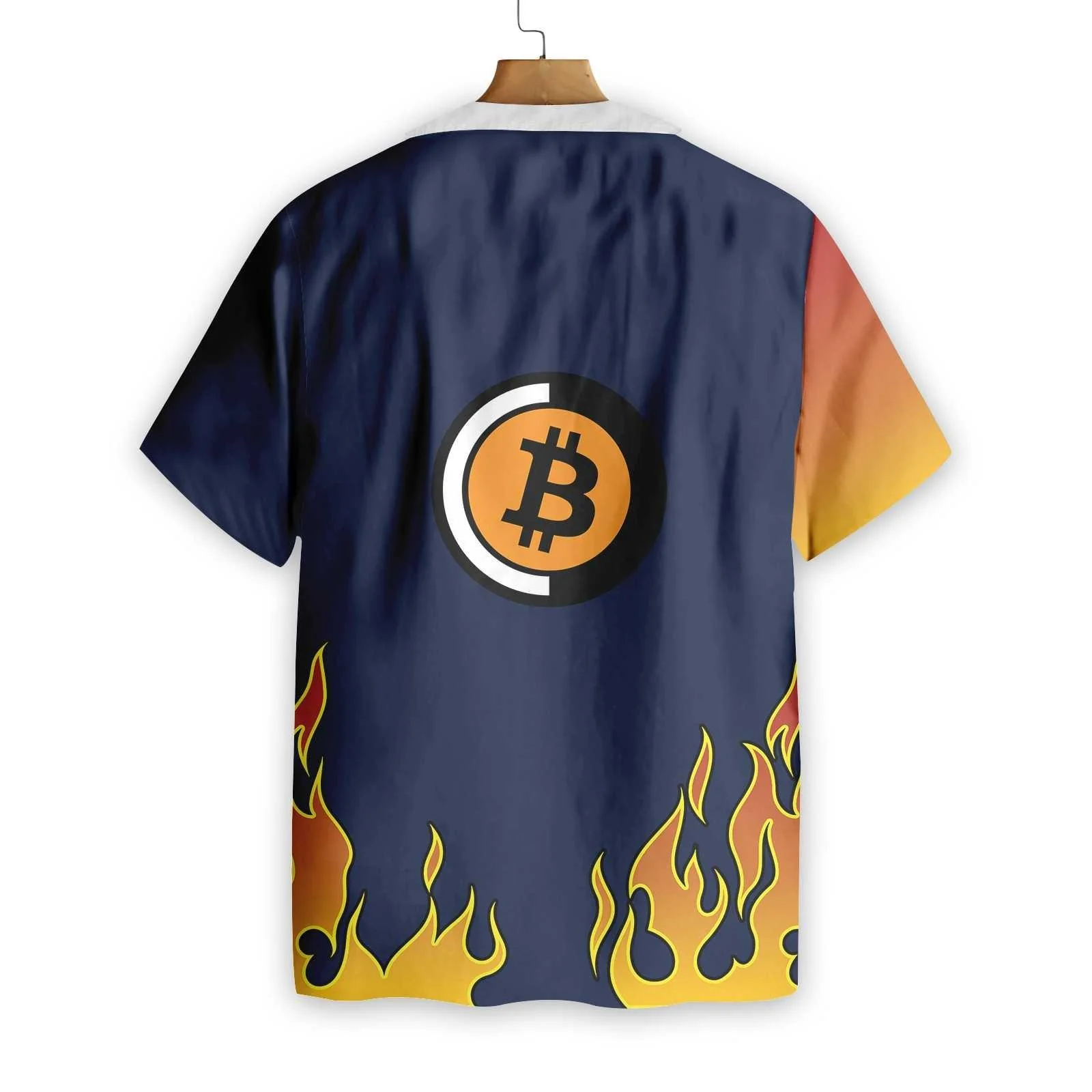 Bitcoin Logo Custom Name Hawaiian Shirt, Personalized Colorful Summer Aloha Shirt For Men Women, Perfect Gift For Friend, Family, Husband, Wife - Image 6