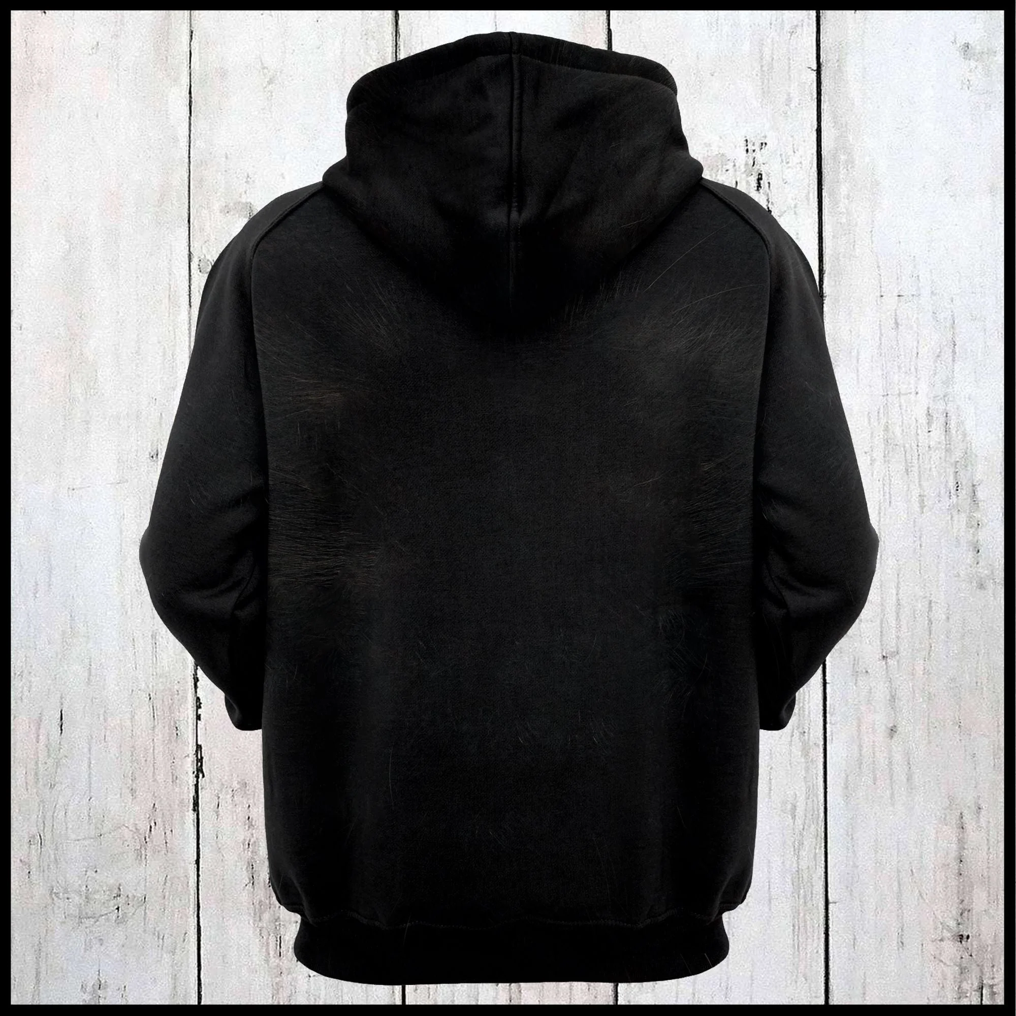 Black Cat Face Premium Hoodie, Perfect Outfit For Men And Women On Christmas New Year Autumn Winter - Image 2
