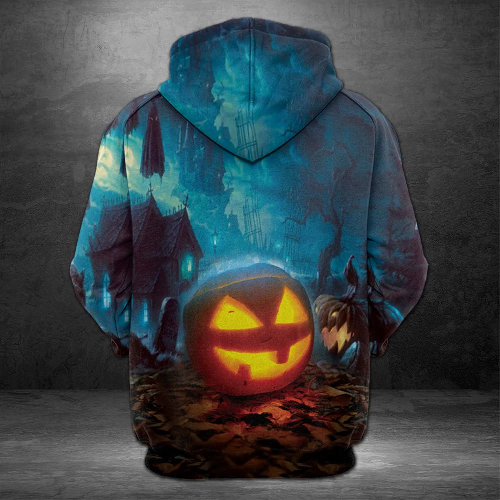 Black Cat Pumpkin Pullover Premium Hoodie, Perfect Outfit For Men And Women On Christmas New Year Autumn Winter - Image 2