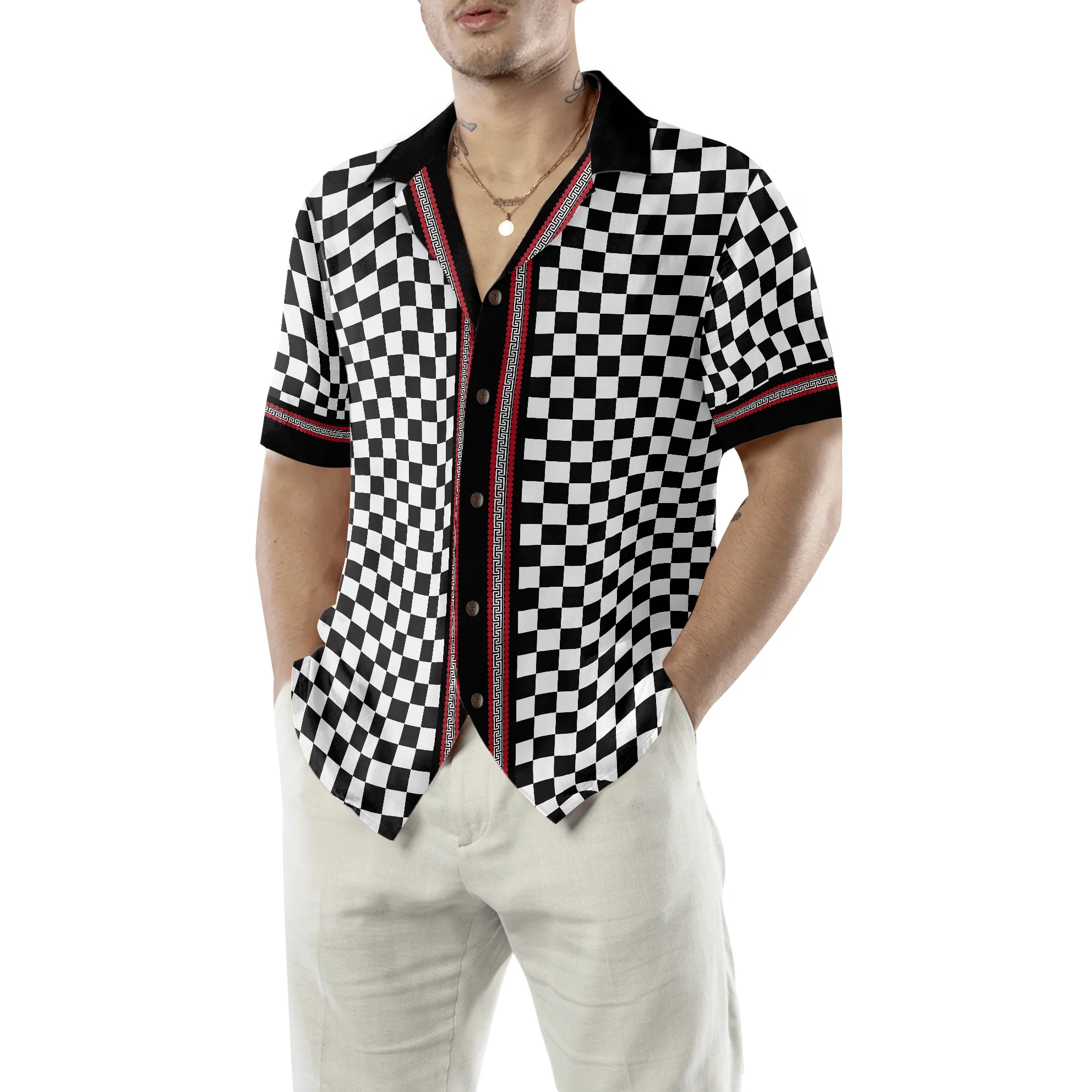 Bowling Hawaiian Shirt, That's How I Roll Bowling, Bowling Caro Pattern Aloha Hawaiian Shirt For Men Women, Perfect Gift For Friend, Bowling Lovers - Image 5