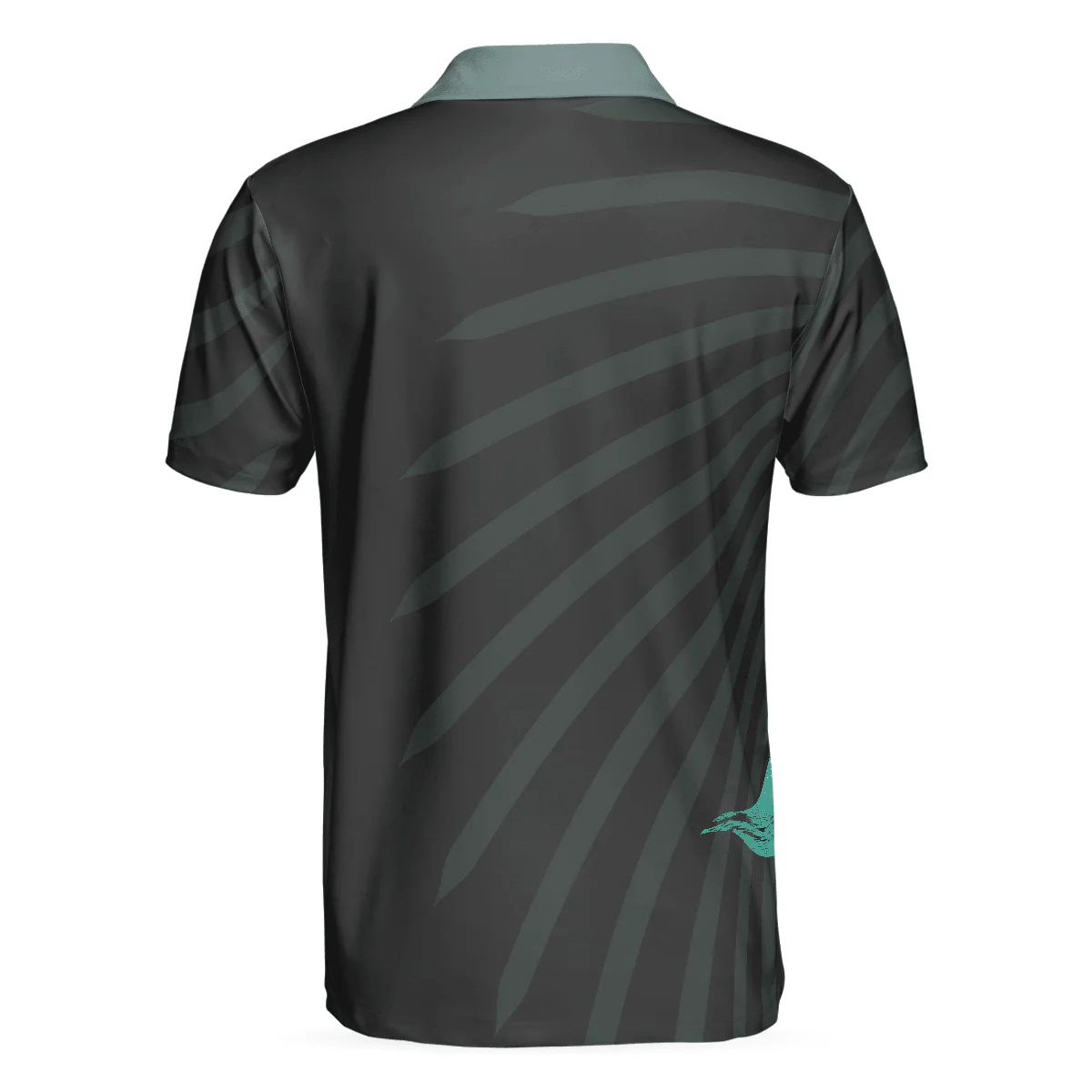 Bowling Men Polo Shirt - Artistic Bowling Transparent Bowling Polo Shirt For Men - Perfect Gift For Friend, Family, Bowling Lovers - Image 4