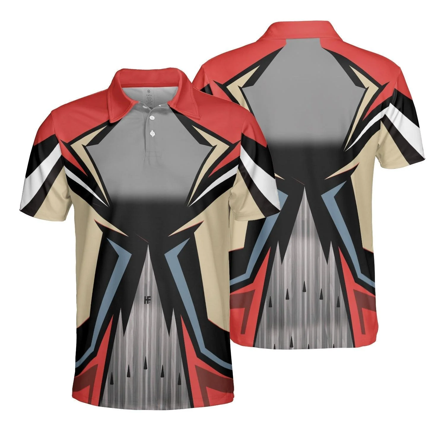 Bowling Men Polo Shirt - Bowling Red Polo Shirt, Bowling Shirt For Men Bowling Polo Shirt - Gift For Friend, Family, Bowling Lovers - Image 2