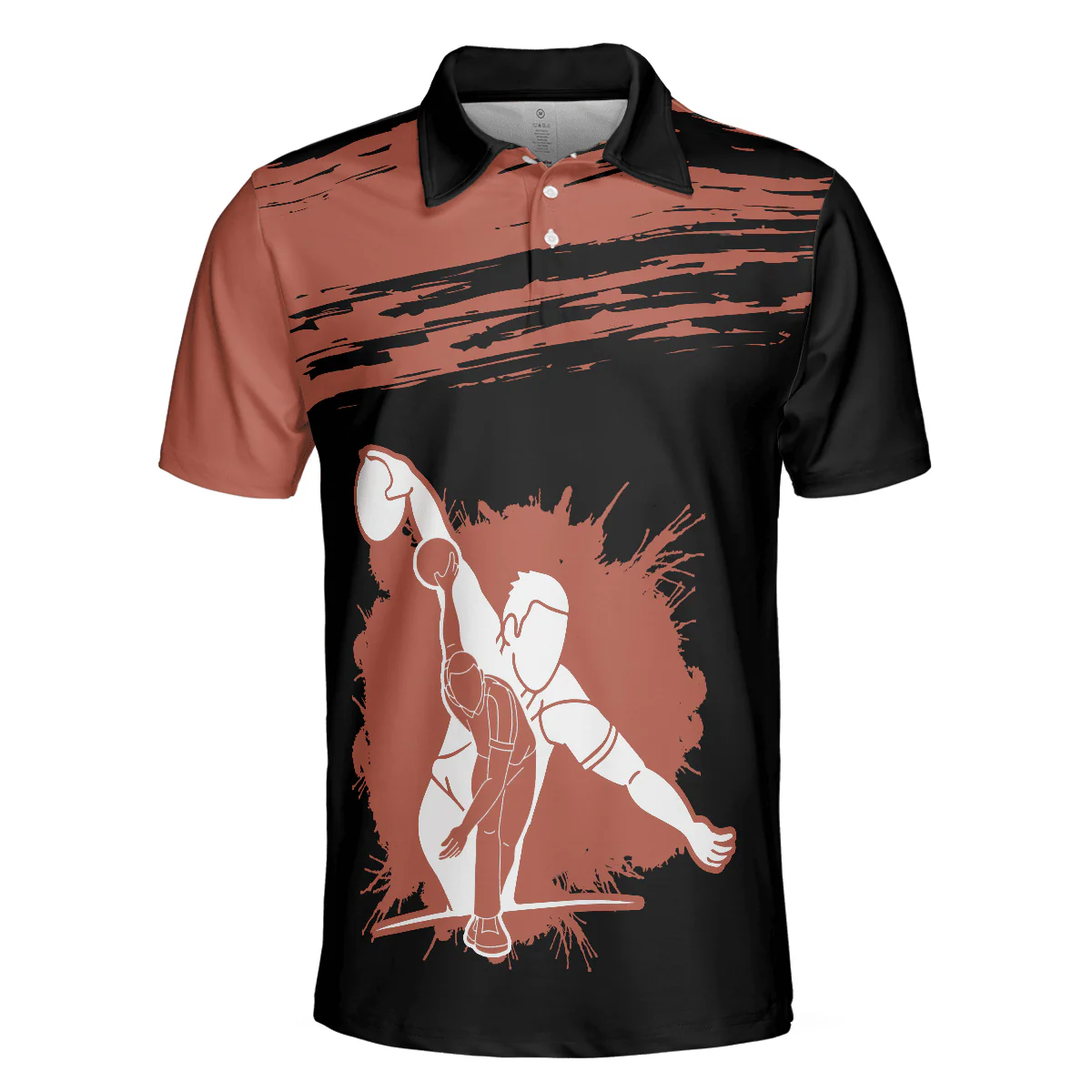 Bowling Men Polo Shirt - They See Me Bowlin' They Hatin' Bowling Polo Shirt - Gift For Friend, Family, Bowling Lovers - Image 4