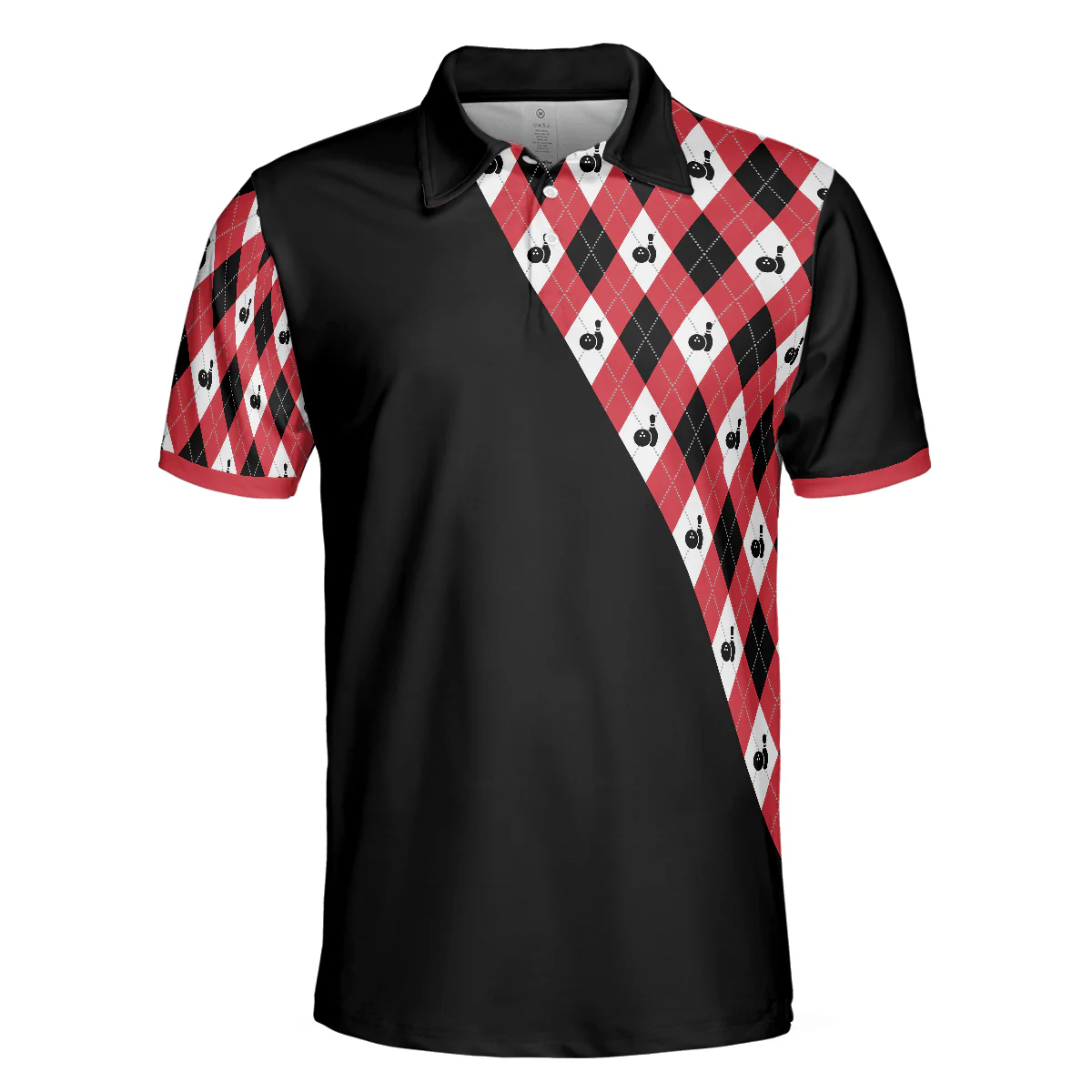 Bowling Men Polo Shirt - They See Me Bowlin' They Hatin' Polo Shirt, Bowling Plaid Pattern Bowling Polo Shirt - Gift For Friend, Family, Bowling Lovers - Image 4