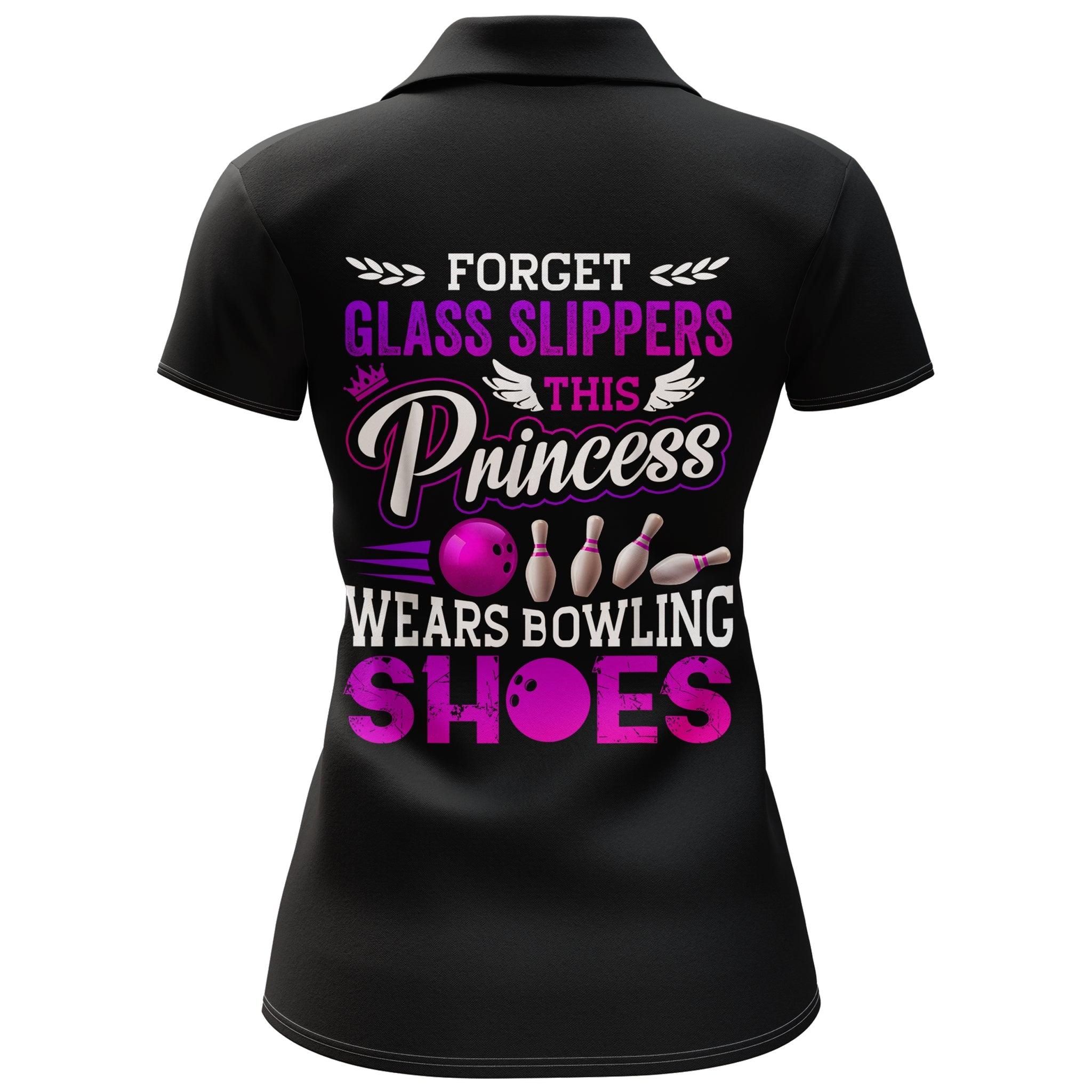Bowling Women Polo Shirt Custom Name - Bowling Girl This Princess Personalized Bowling Polo Shirt - Gift For Friend, Family, Bowling Lovers - Image 4