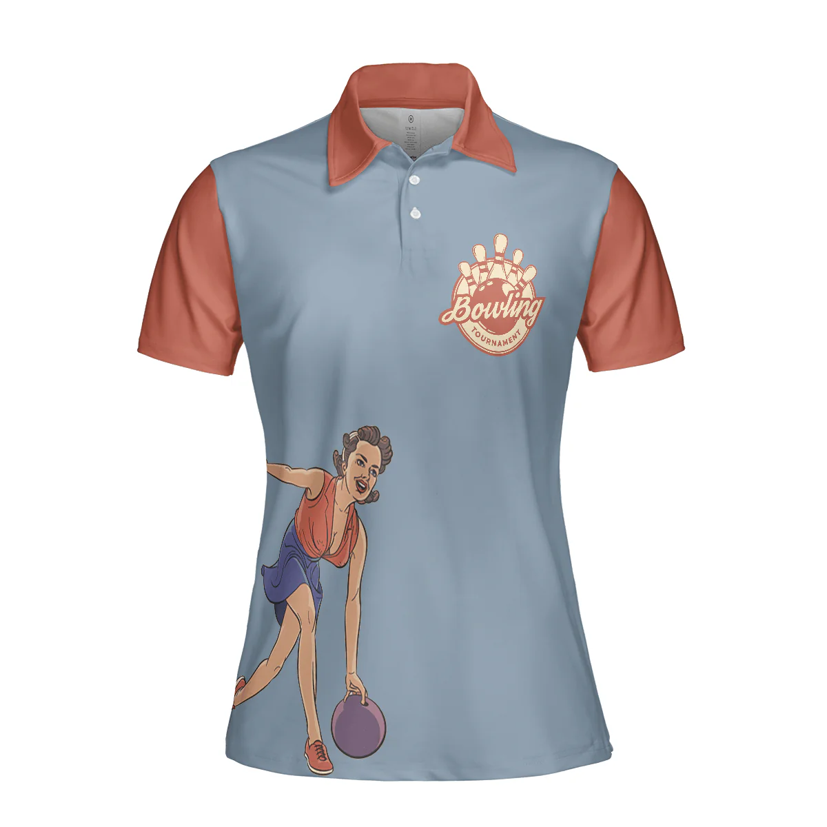 Bowling Women Polo Shirt - Funny Bowling Women Polo Shirt, Grab Your Balls We're Going Bowling Polo Shirt - Gift For Wife, Family, Bowling Lovers - Image 4