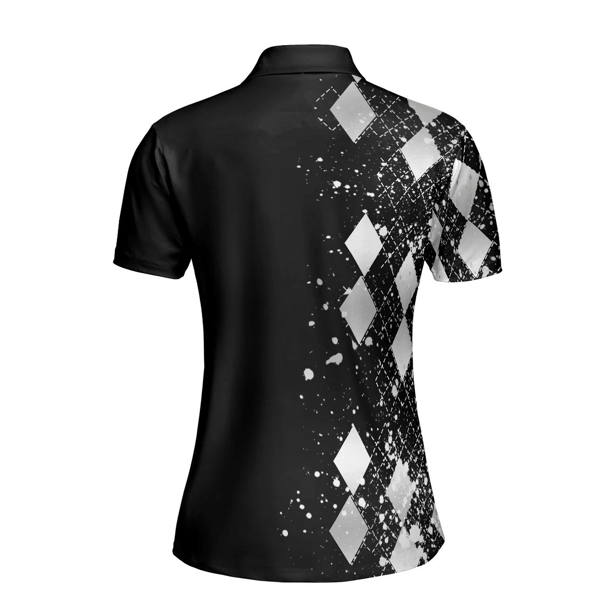 Bowling Women Polo Shirt - Silver Bowling Polo Shirt - Gift For Wife, Family, Bowling Lovers - Image 3